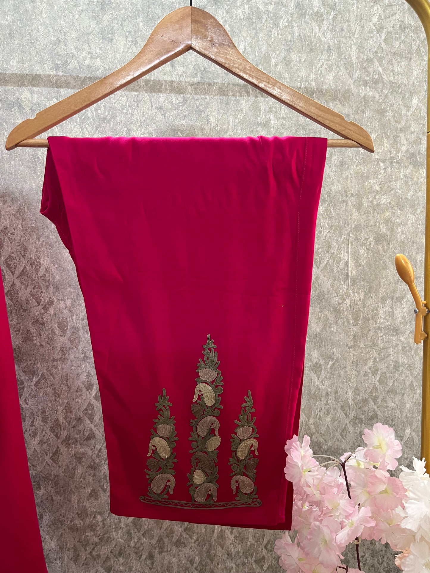 Hot Pink Cotton Cord Set Free Size(40)