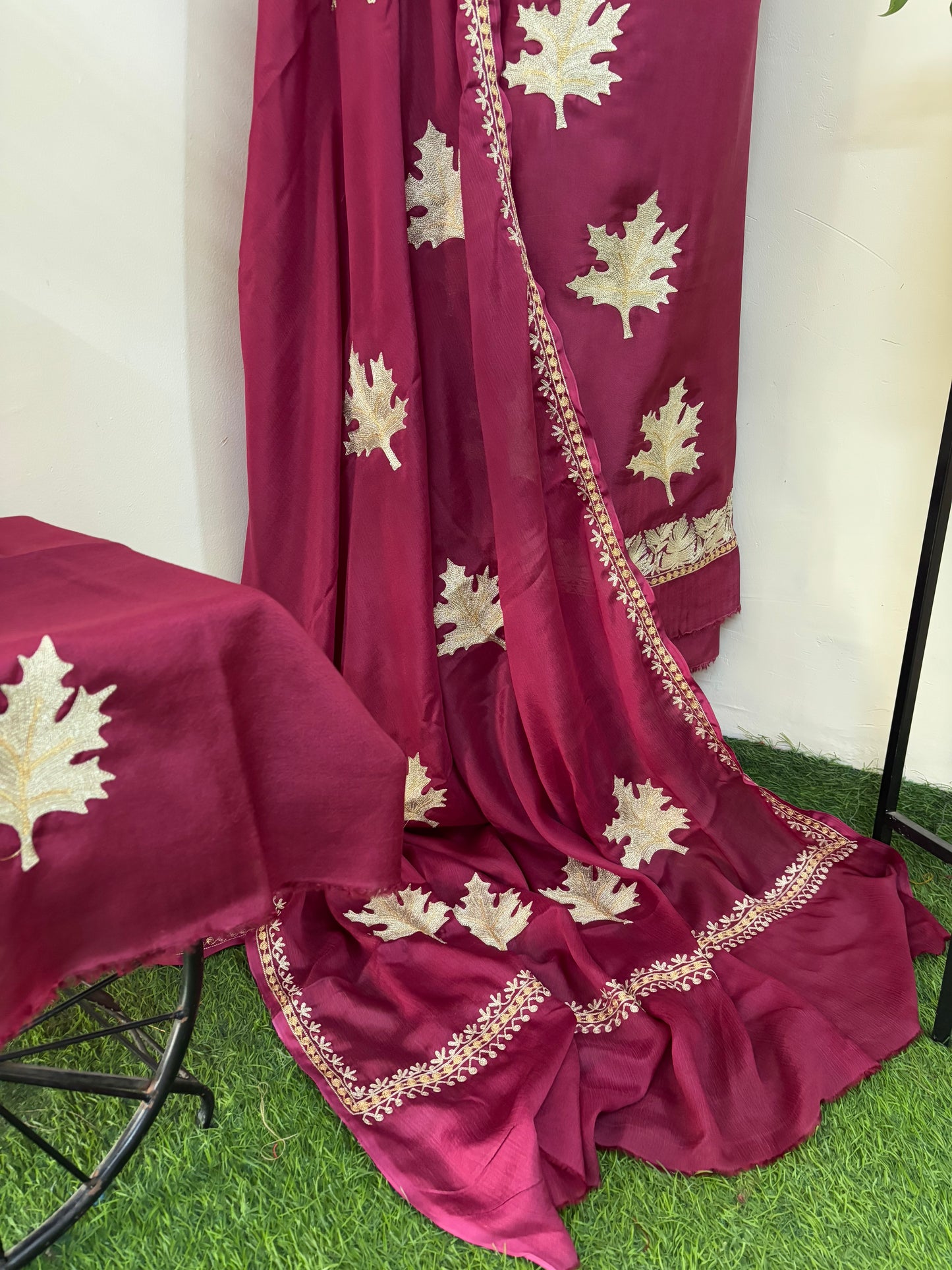 Sanam’ Tilla Embroidered Suit material