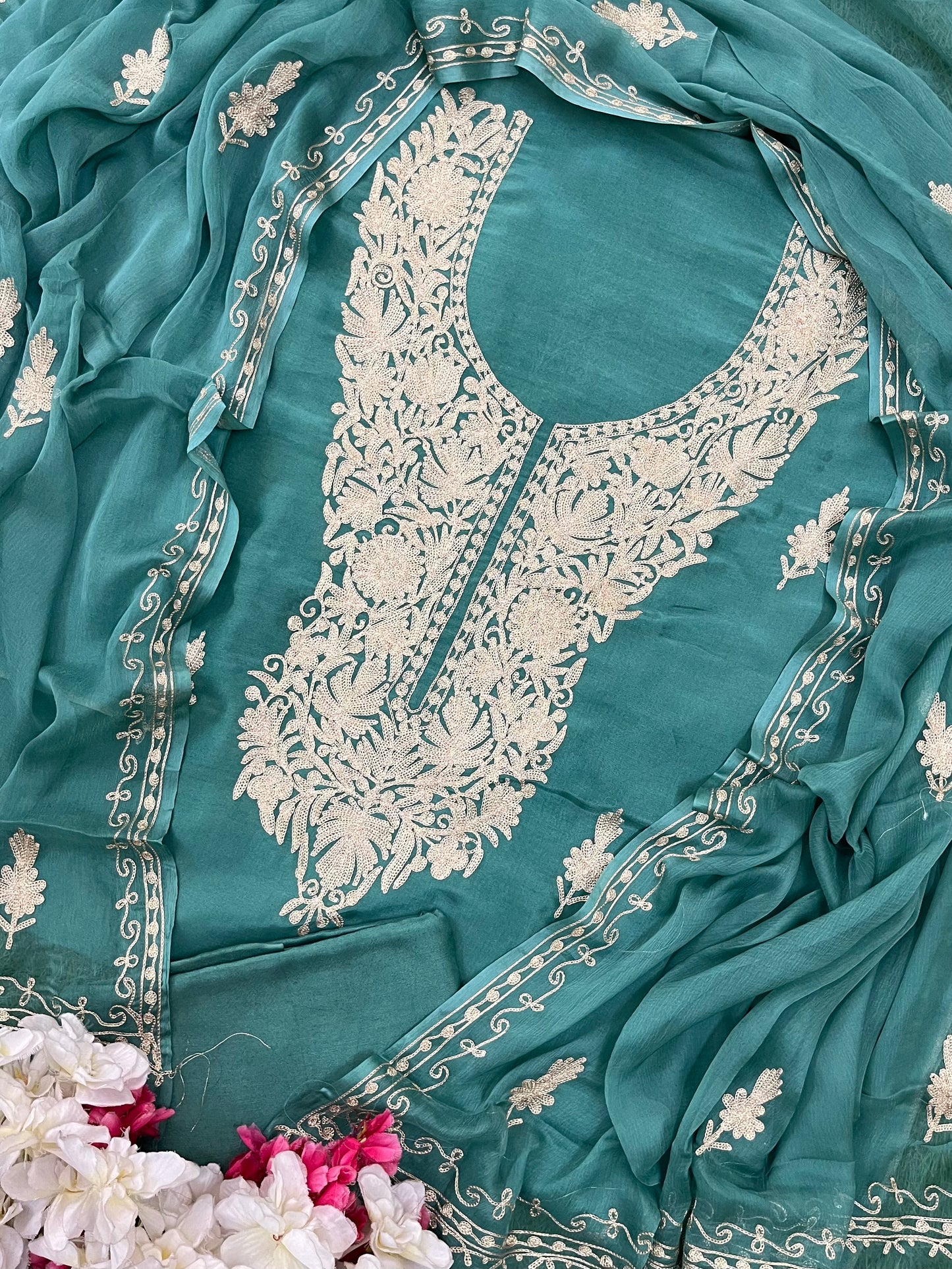 ‘Sanam’ Silk Tilla Kashmiri Suit