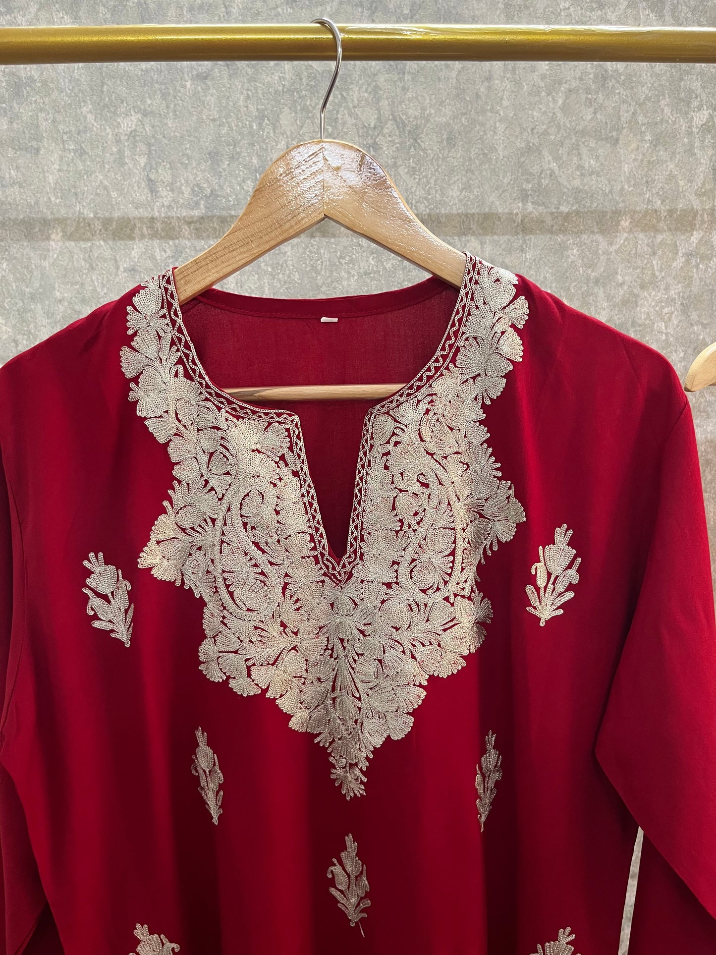 Maroon Cotton Cord Set (42)