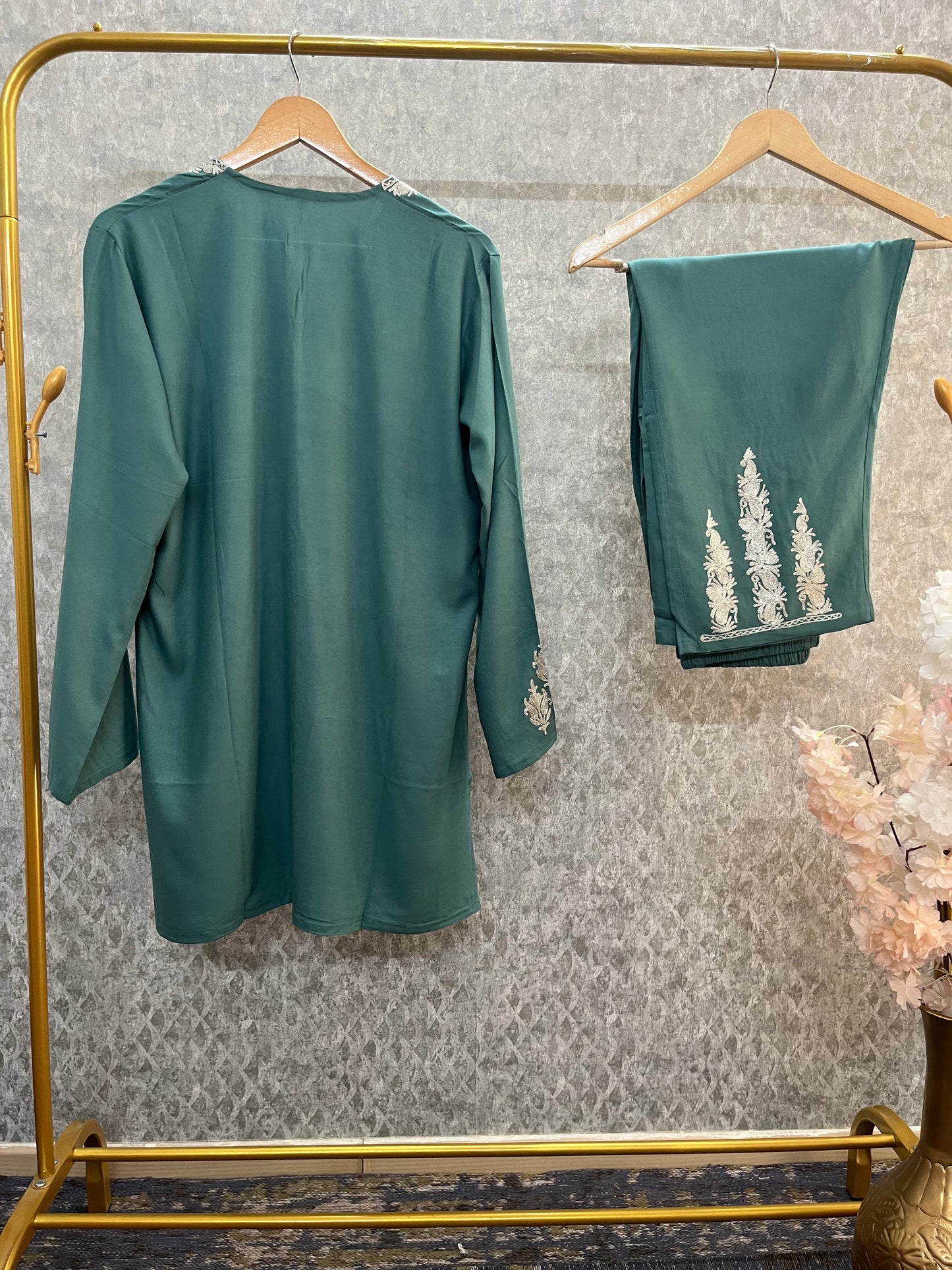 Soft Blue Cotton Cord Set (42)