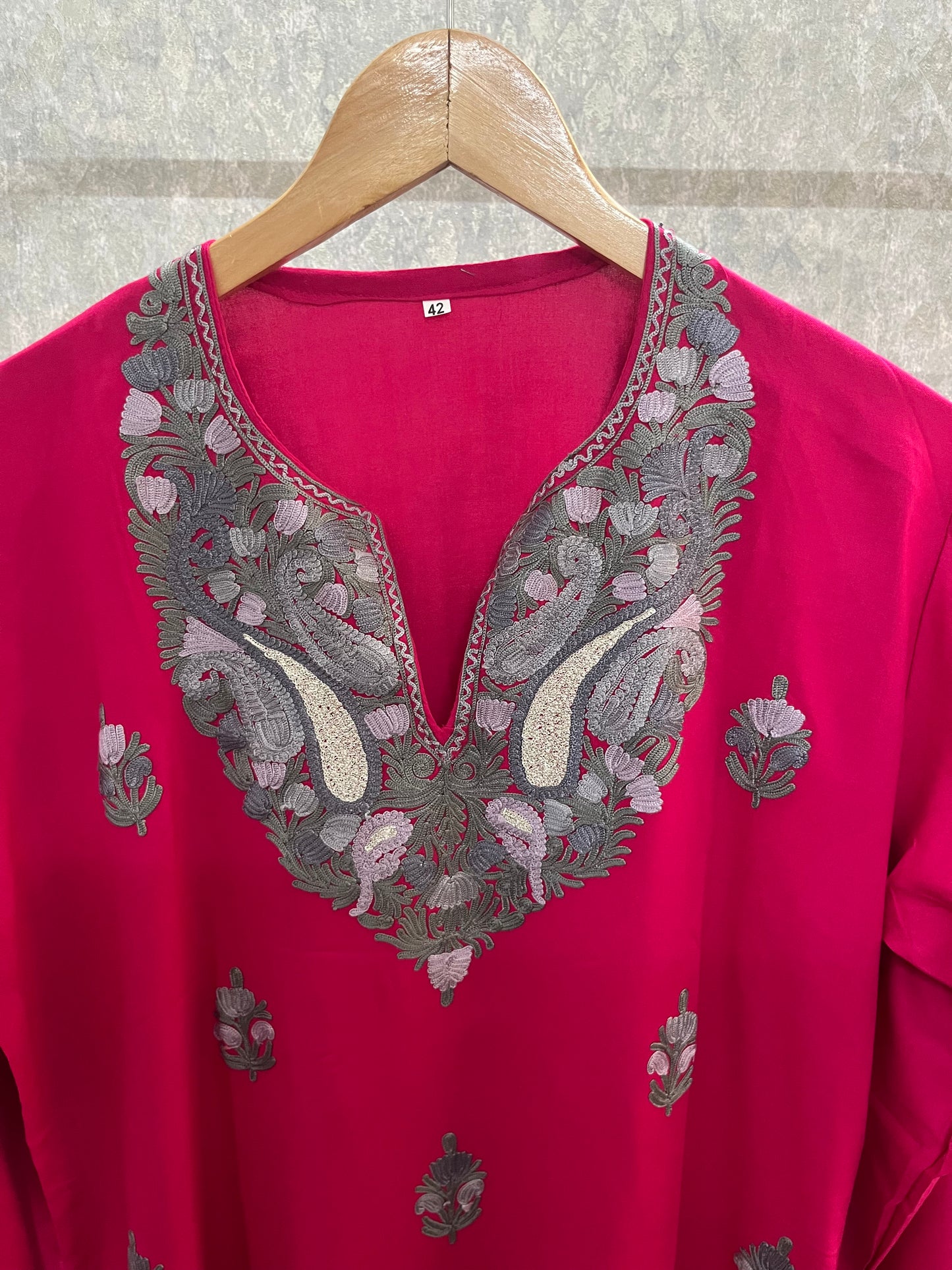 Hot Pink Cotton Cord Set Size(40)