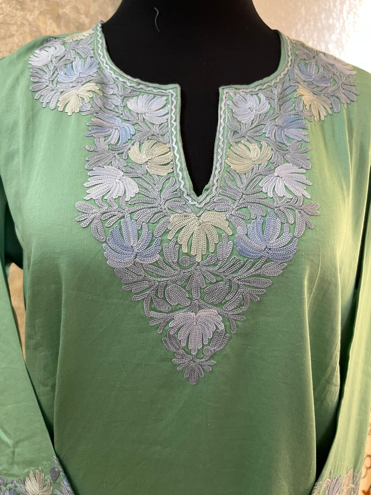 Green Cotton Cord Set Size(40)