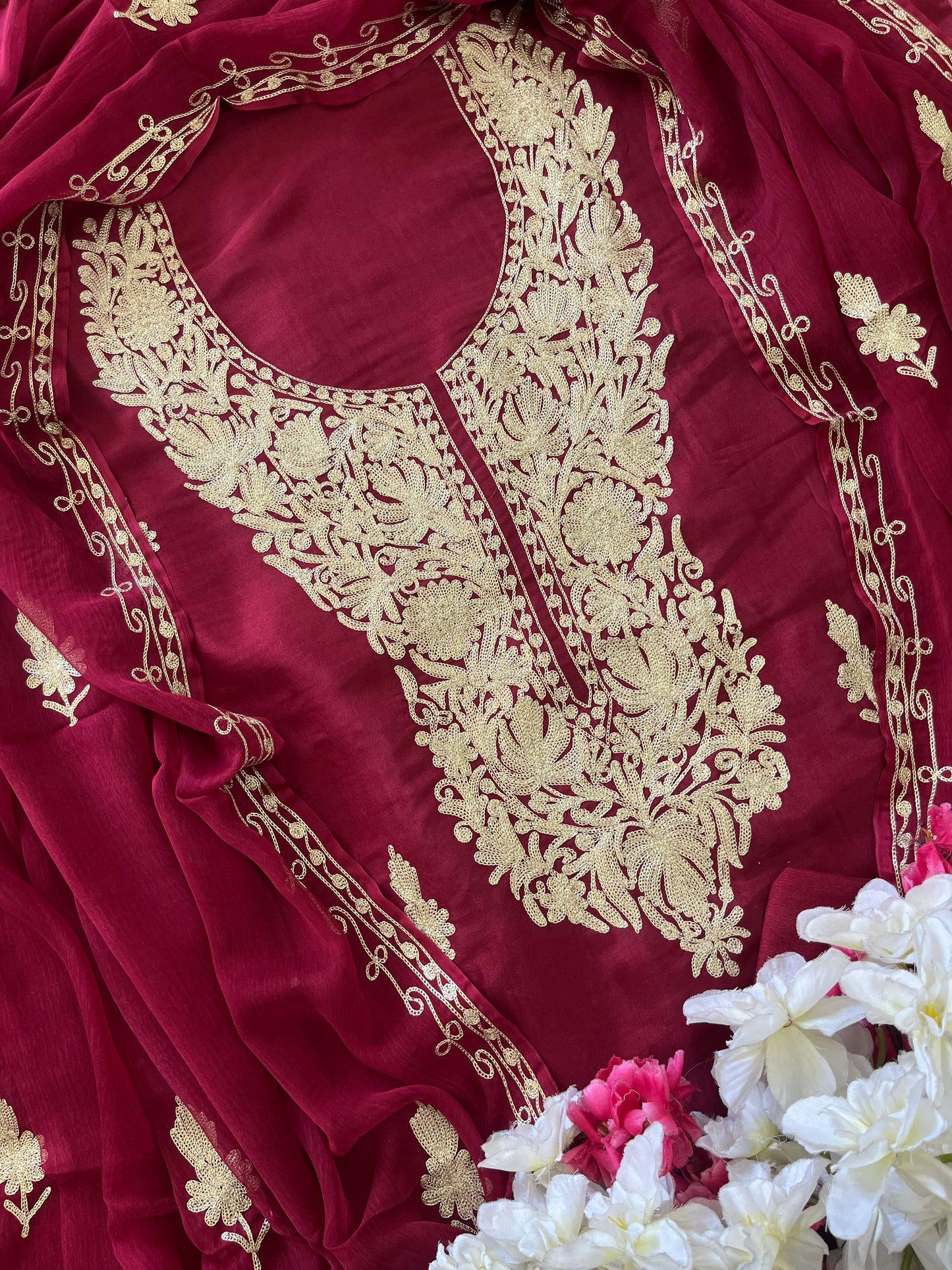 Sanam’ Silk Tilla Kashmiri Suit