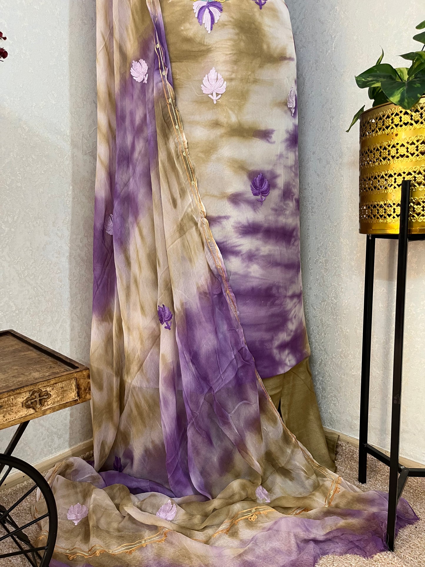 Pure Georgette Ty Dy Kashmiri Suit