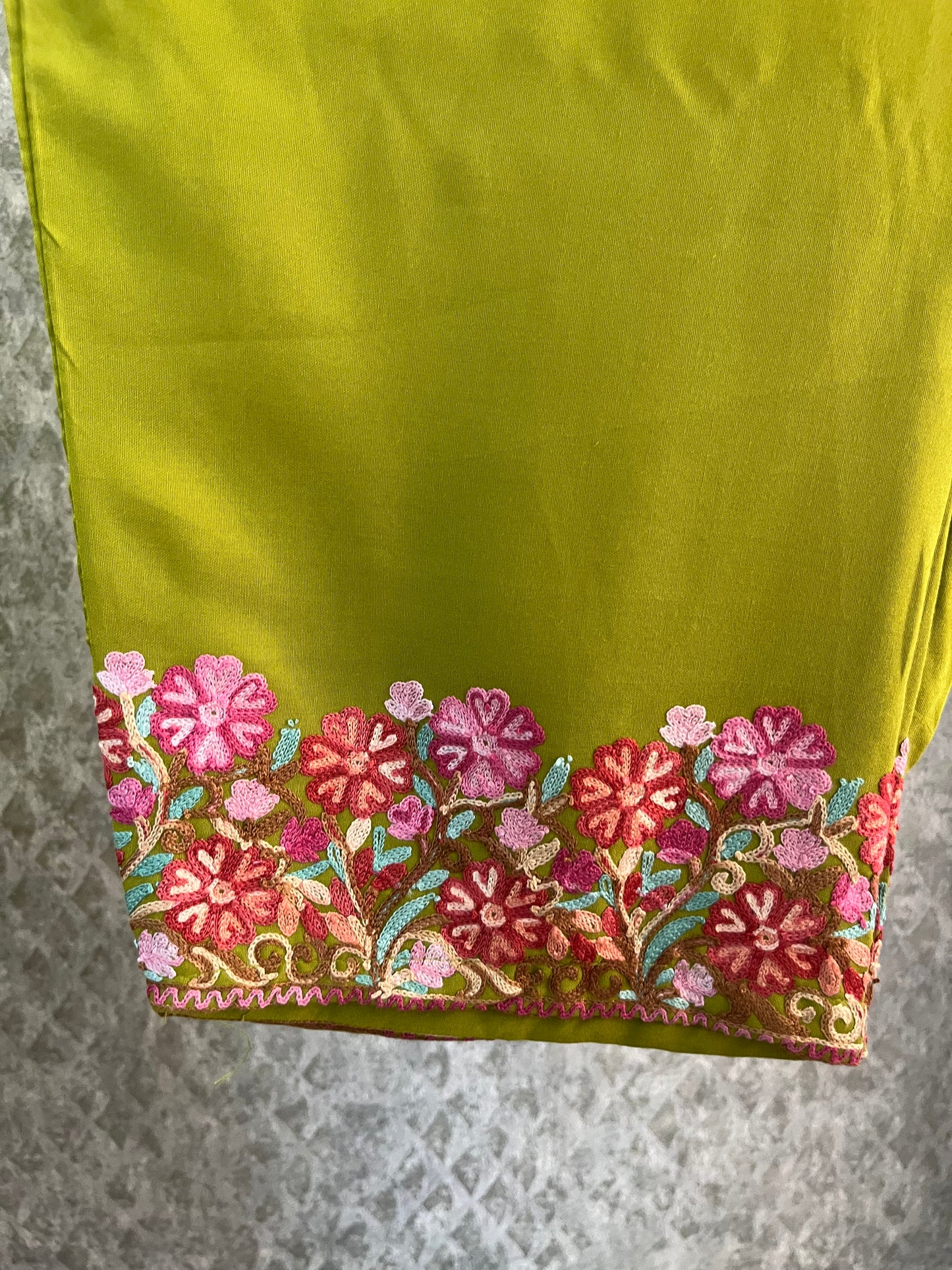Heena Green Cotton Stitched Co-ord Set with dupatta (46)