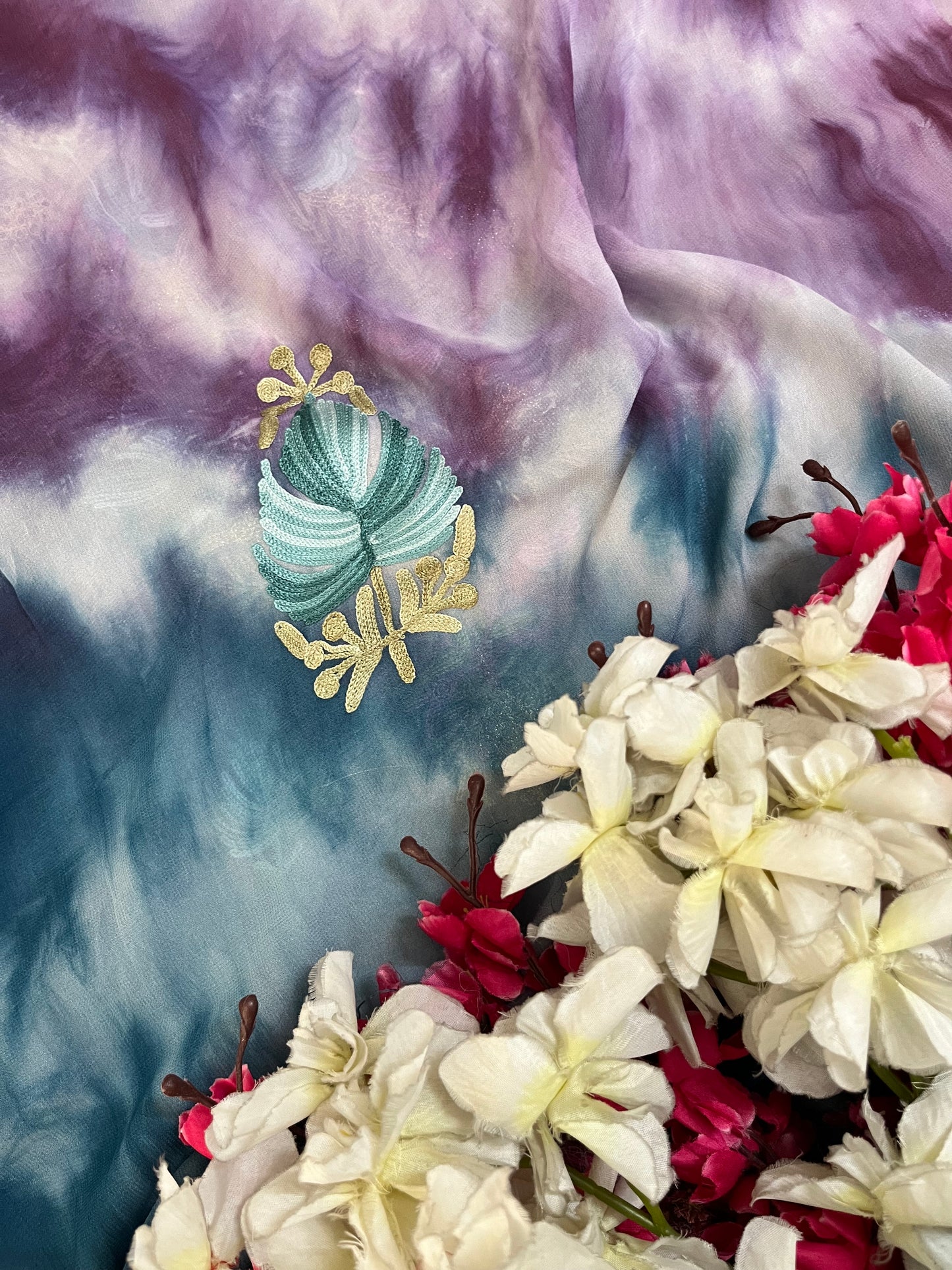 Pure Georgette Ty Dy Kashmiri Suit