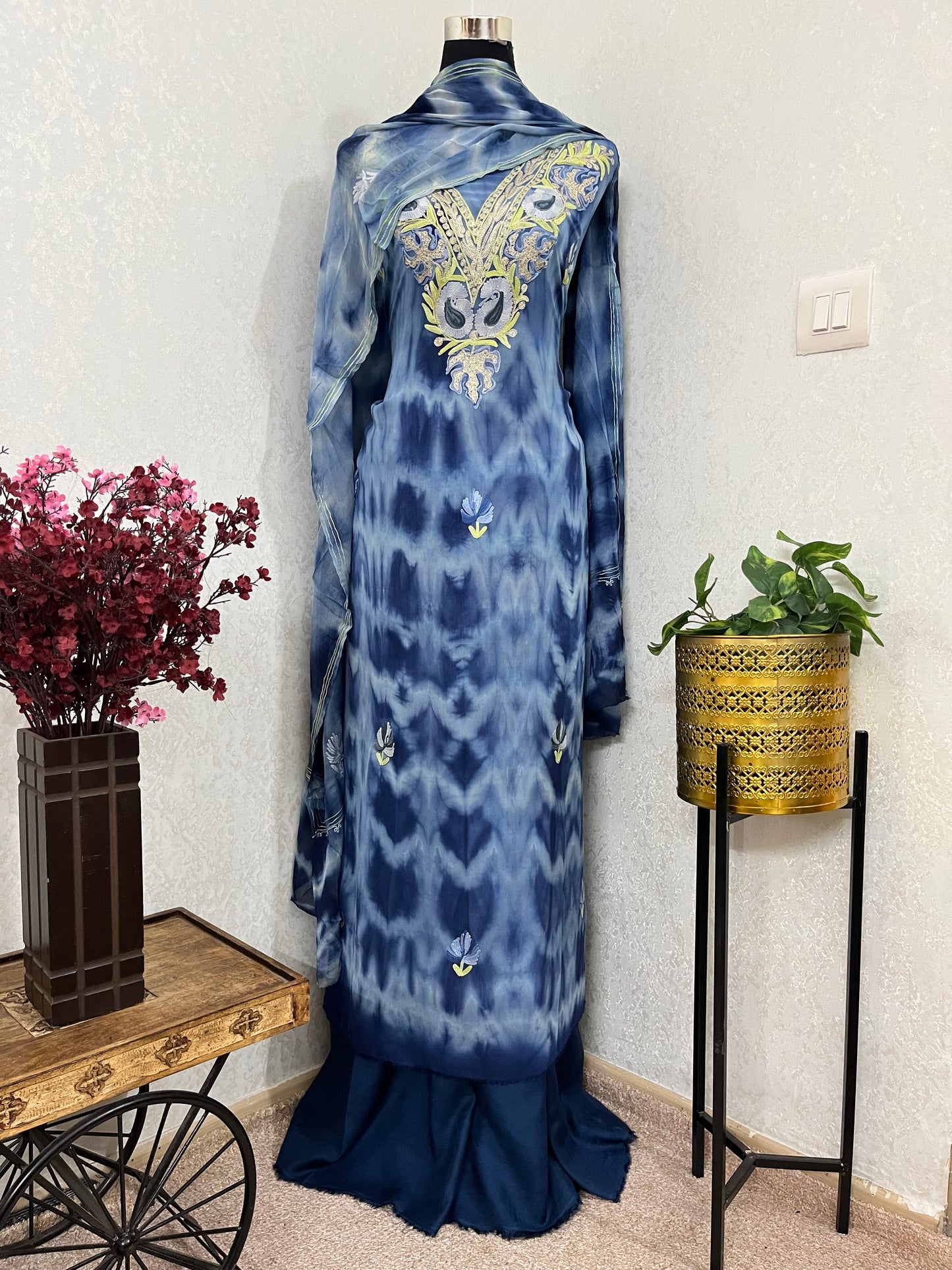 Pure Georgette Ty Dy Kashmiri Suit