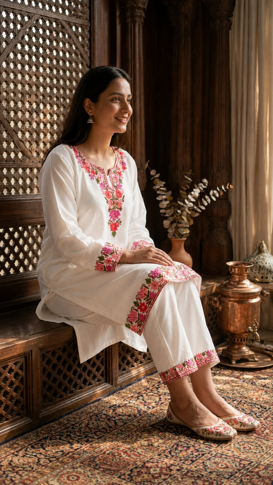 Ivory Cotton Cord Set (40)