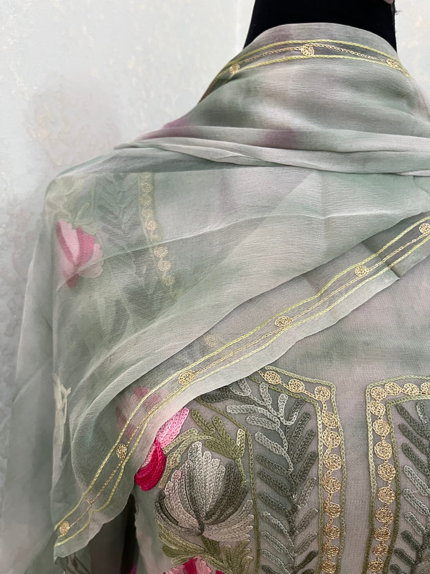 Pure Georgette Ty Dy Kashmiri Suit