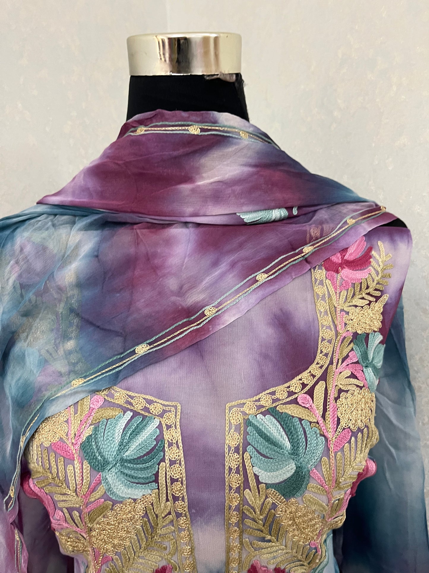 Pure Georgette Ty Dy Kashmiri Suit