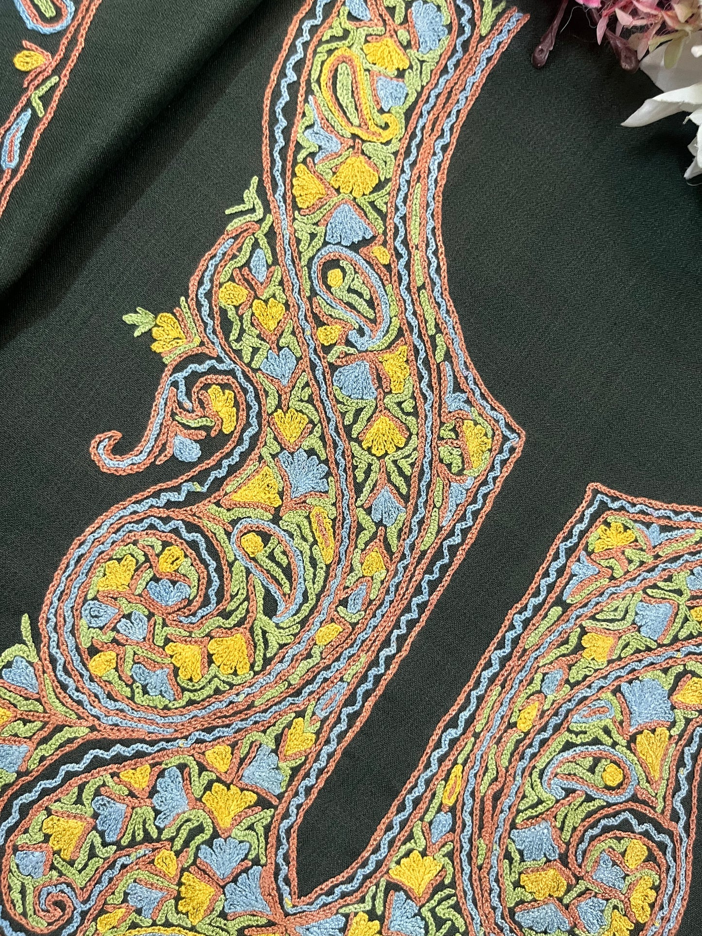 Cotton Two Piece Suit (Hand Embroidered)