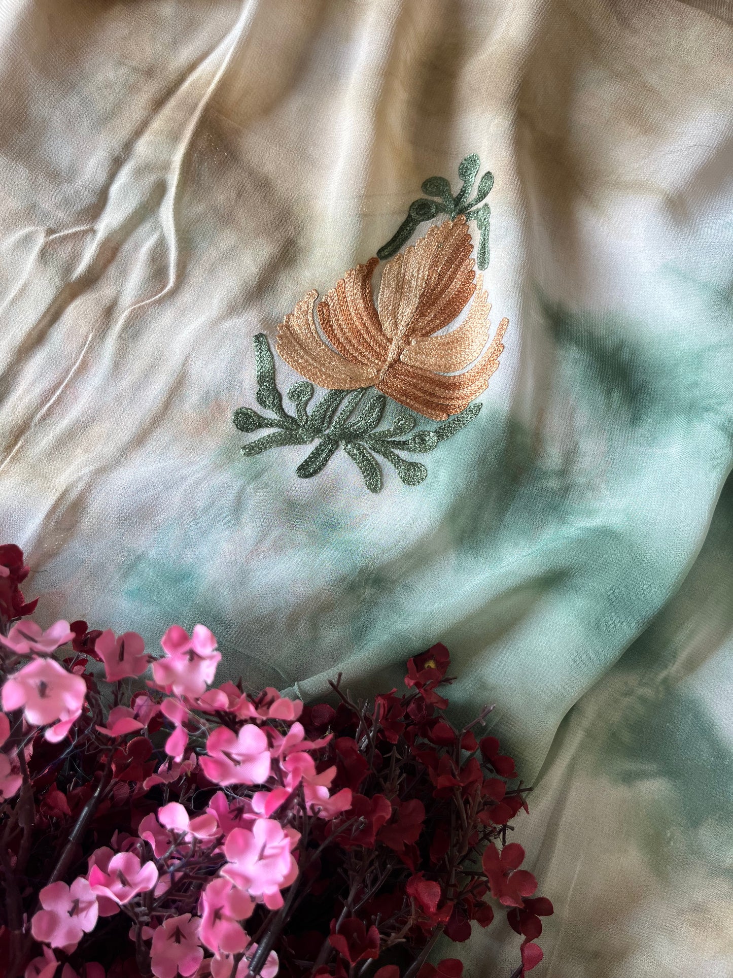 Pure Georgette Ty Dy Kashmiri Suit