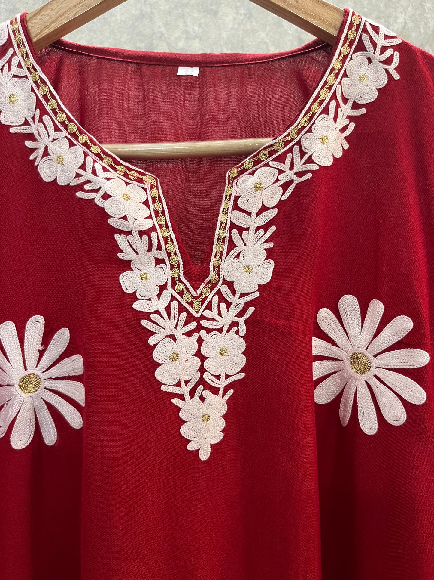 Maroon Cotton Cord Set Size(40)