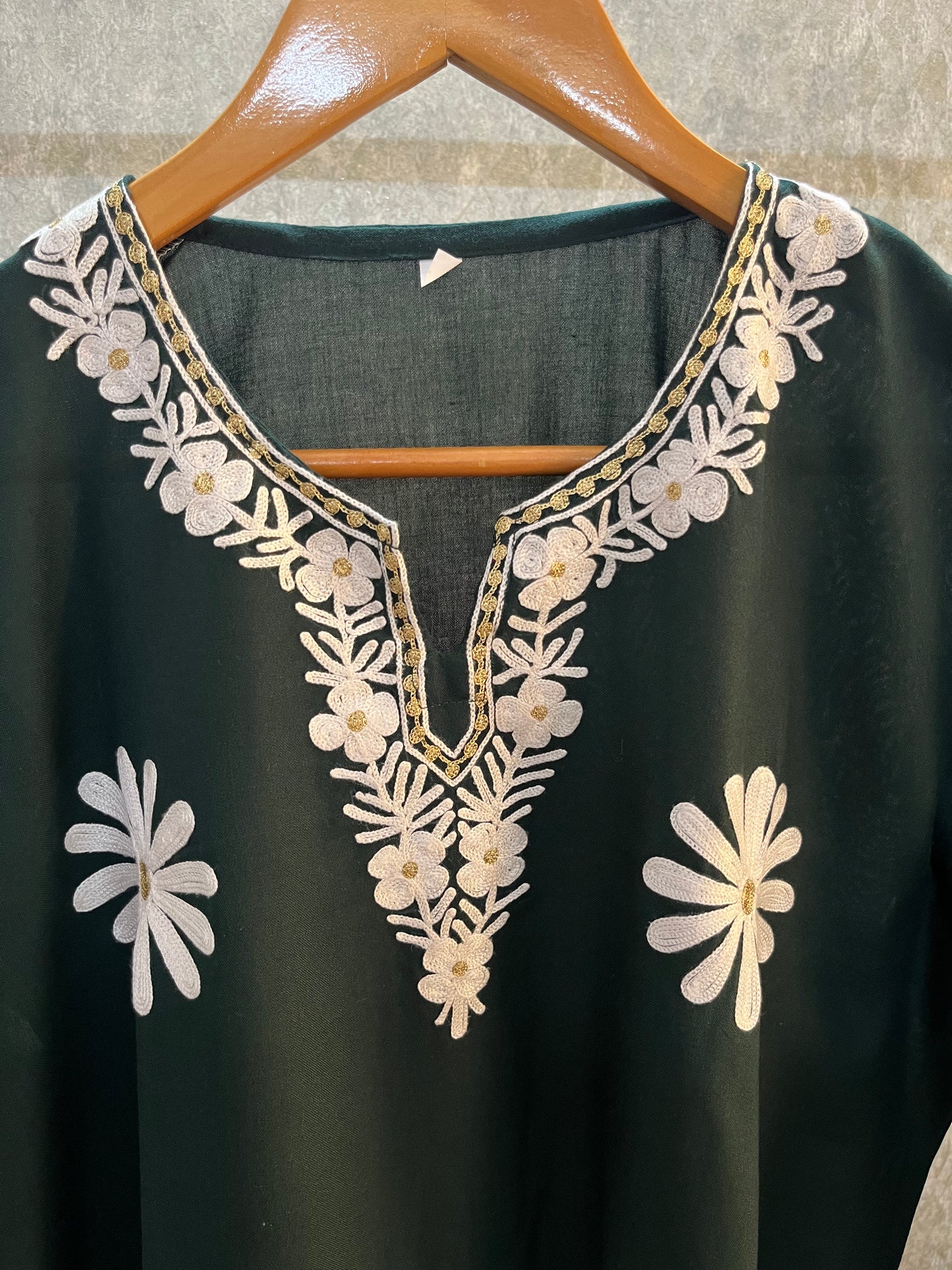 Bottle Green Cotton Cord Set Size(40)