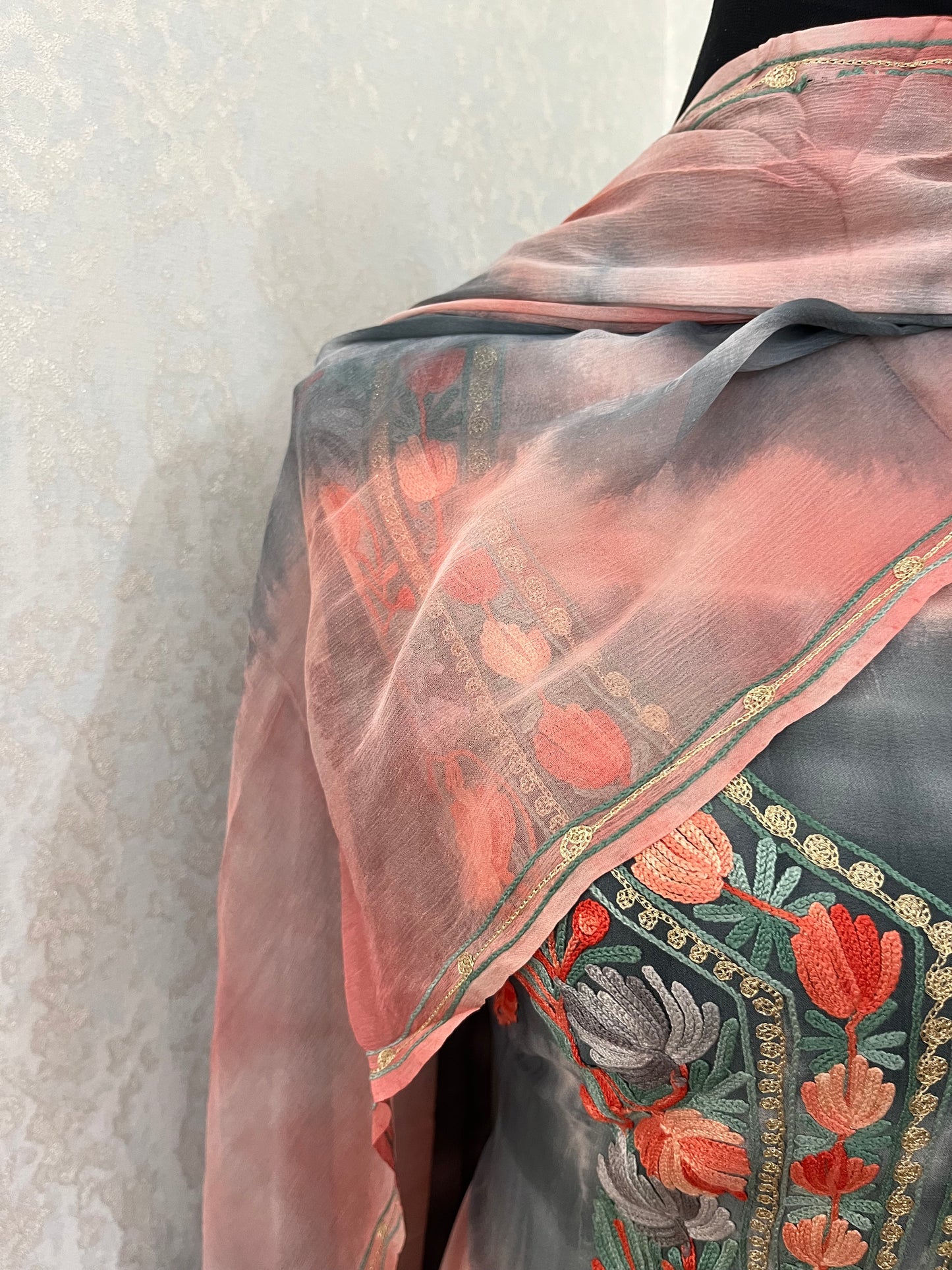 Pure Georgette Ty Dy Kashmiri Suit