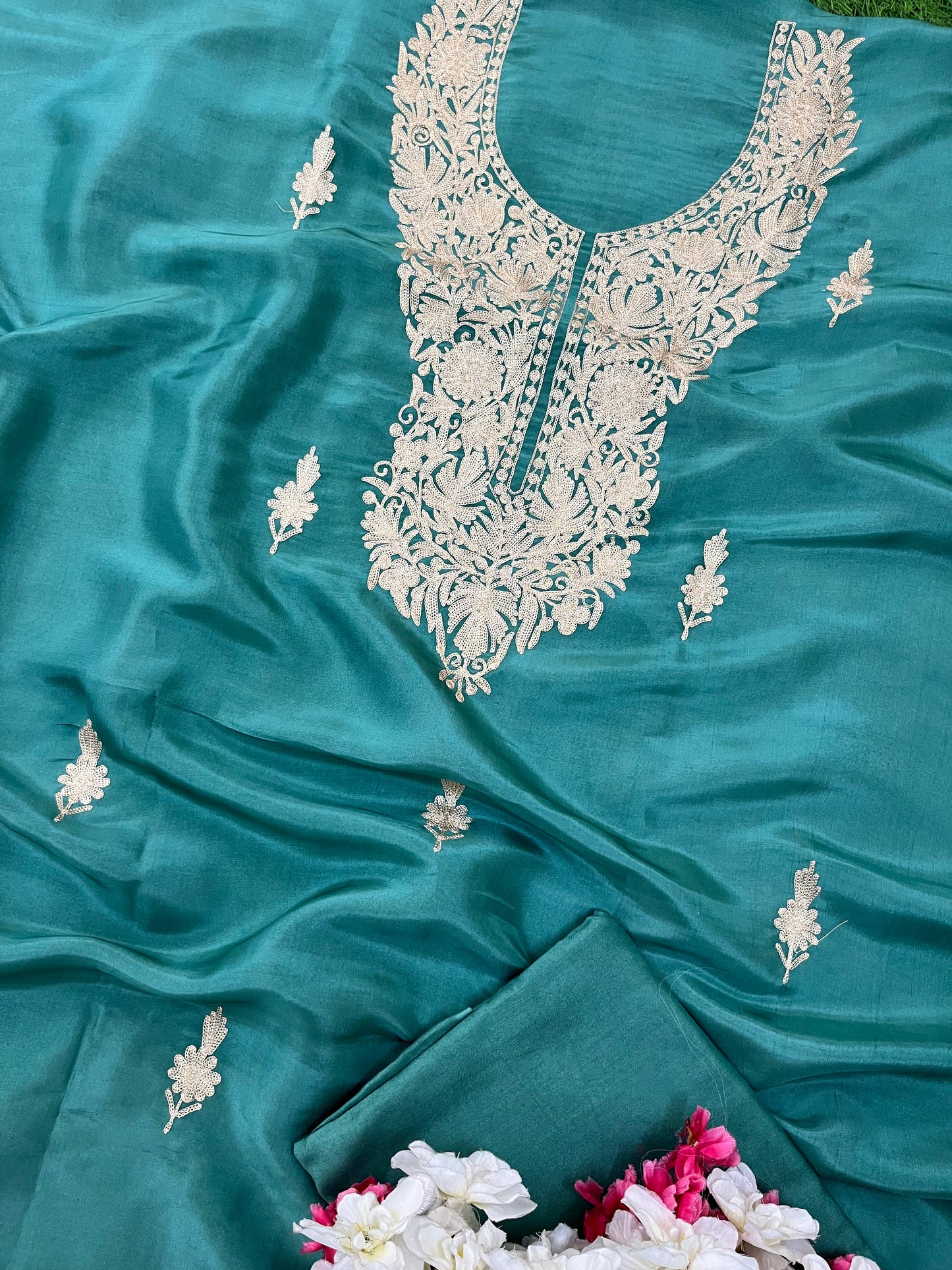 ‘Sanam’ Silk Tilla Kashmiri Suit