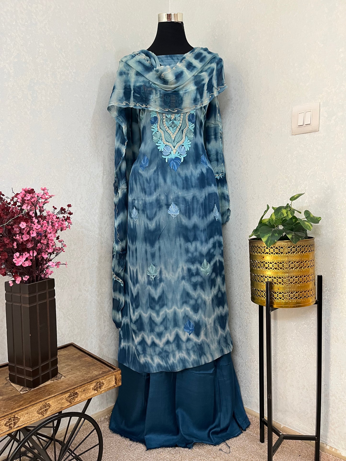 Pure Georgette Ty Dy Kashmiri Suit