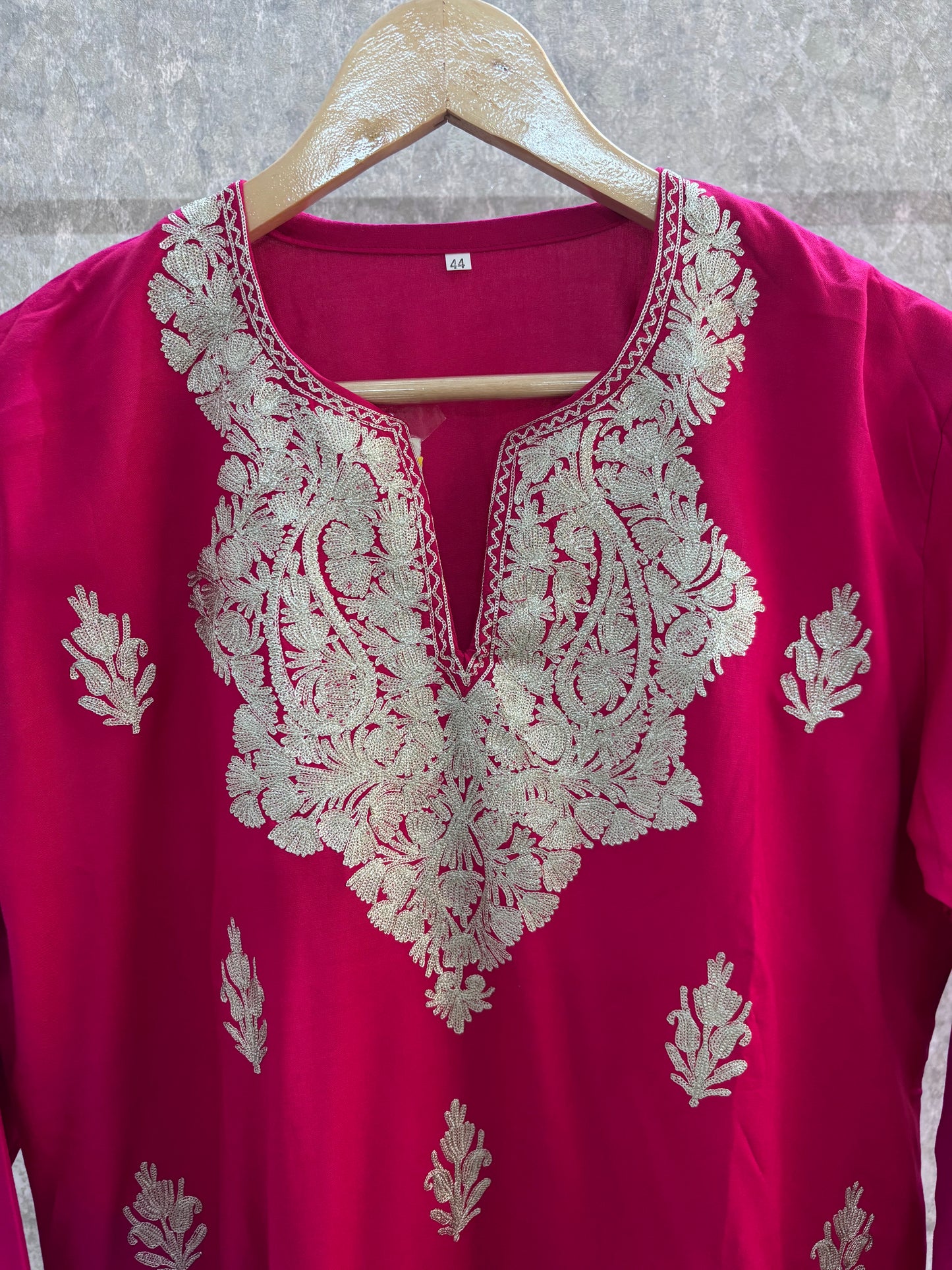 Hot pink Cotton Cord Set (42)