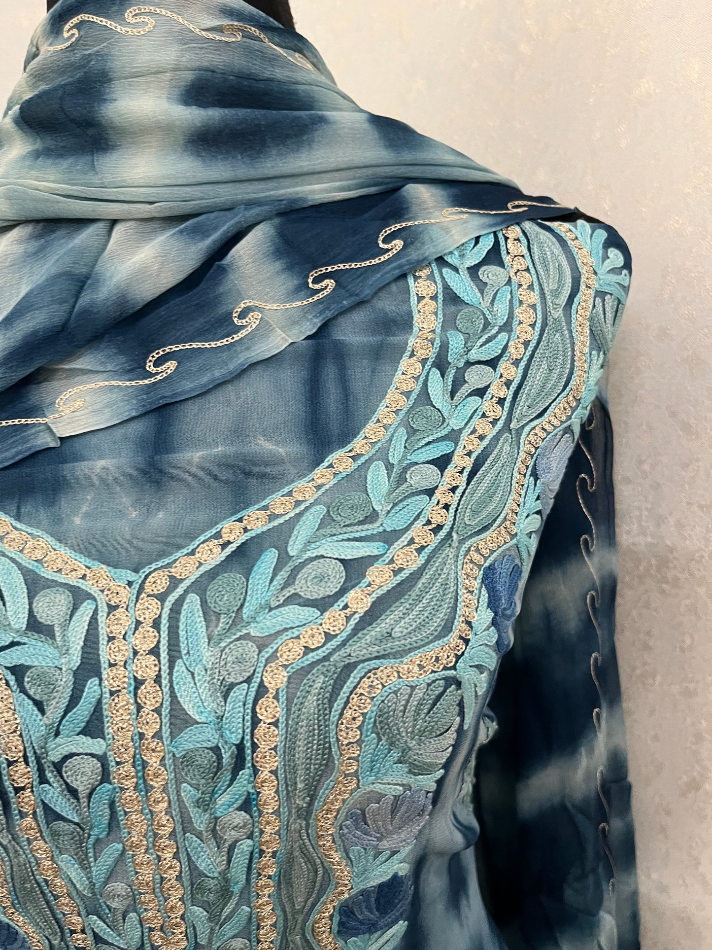 Pure Georgette Ty Dy Kashmiri Suit