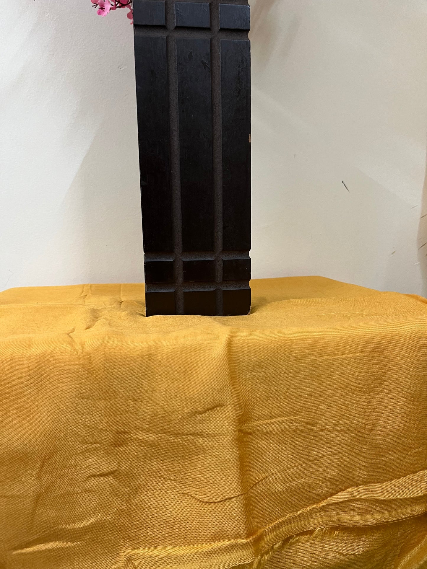 Lemon Yellow Mul Cotton Shibori Work Kashmiri 3pc Suit