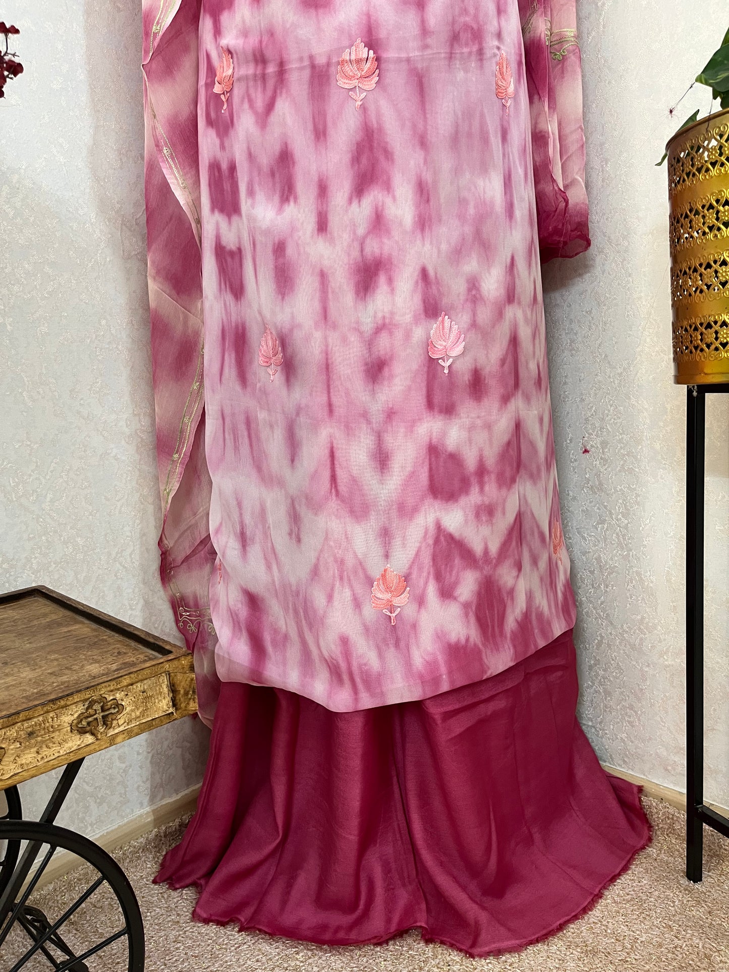 Pure Georgette Ty Dy Kashmiri Suit