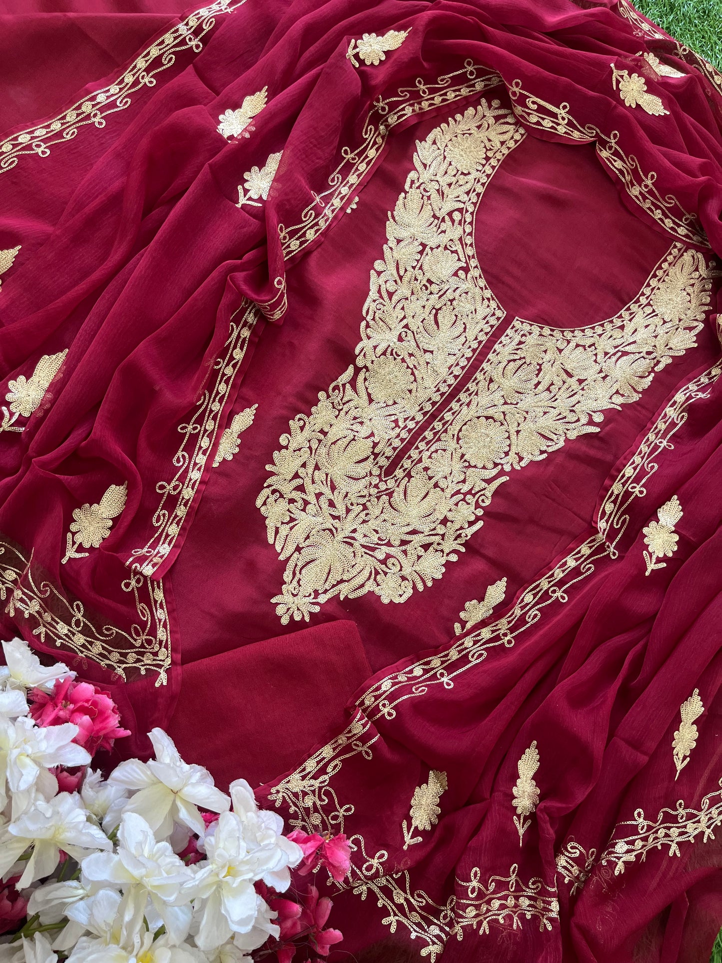 Sanam’ Silk Tilla Kashmiri Suit