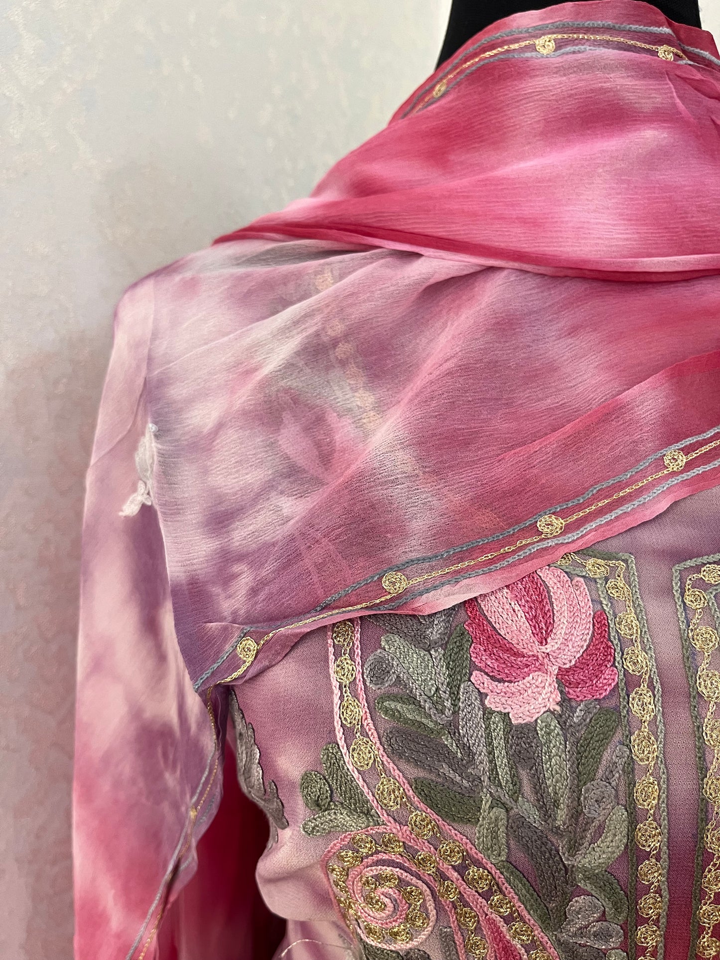 Pure Georgette Ty Dy Kashmiri Suit