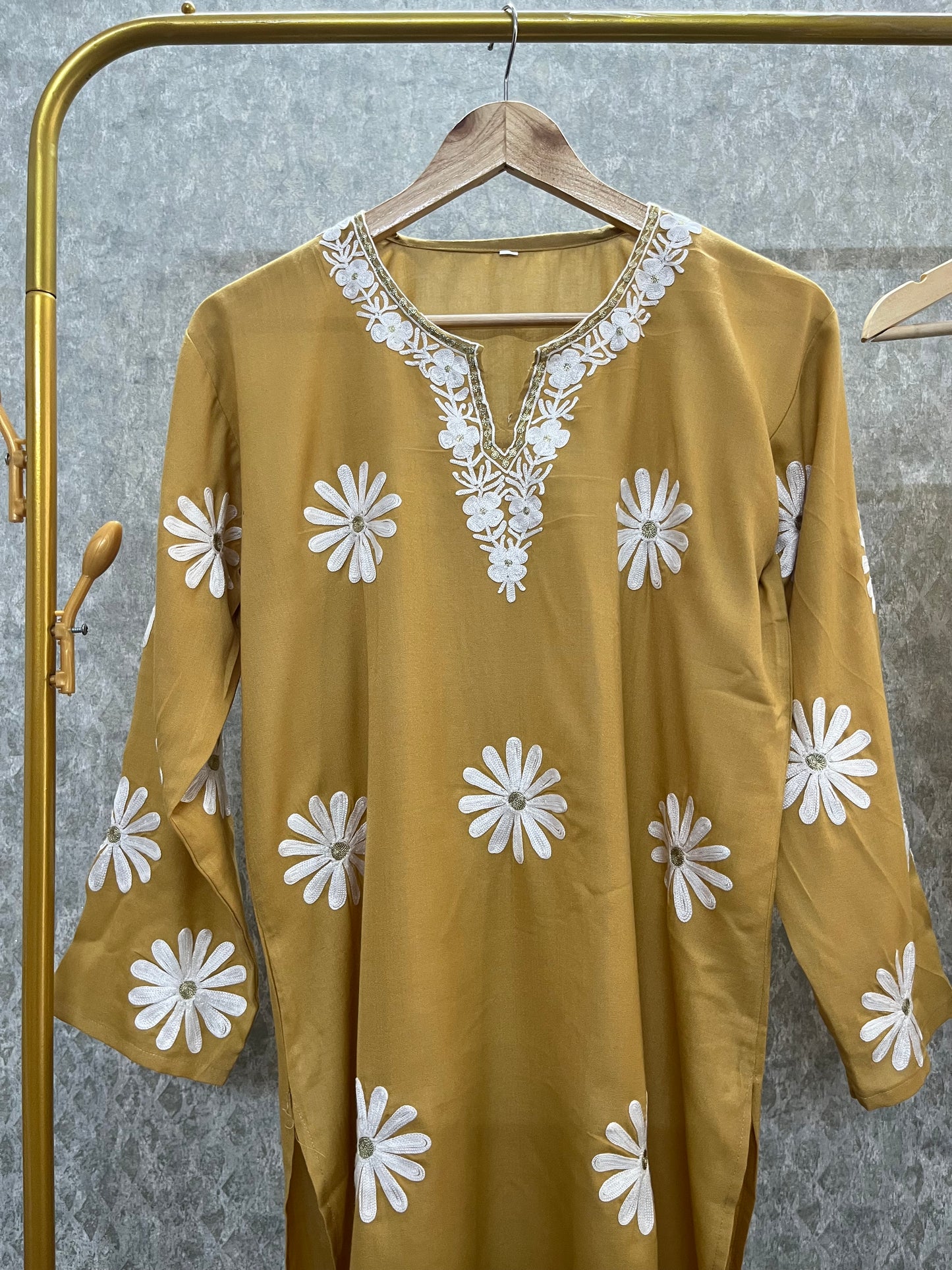 Soft Yellow Cotton Cord Set Size(40)