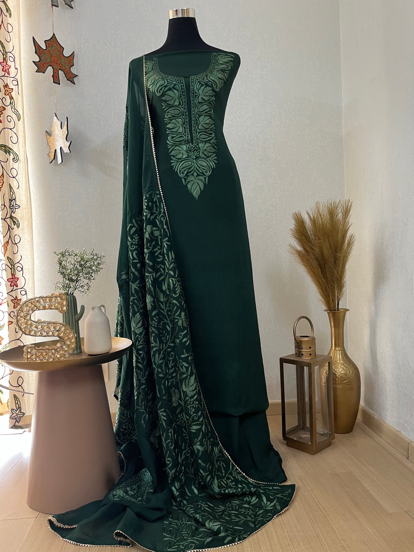 Luxury Kashmiri Embroidery Suit Set