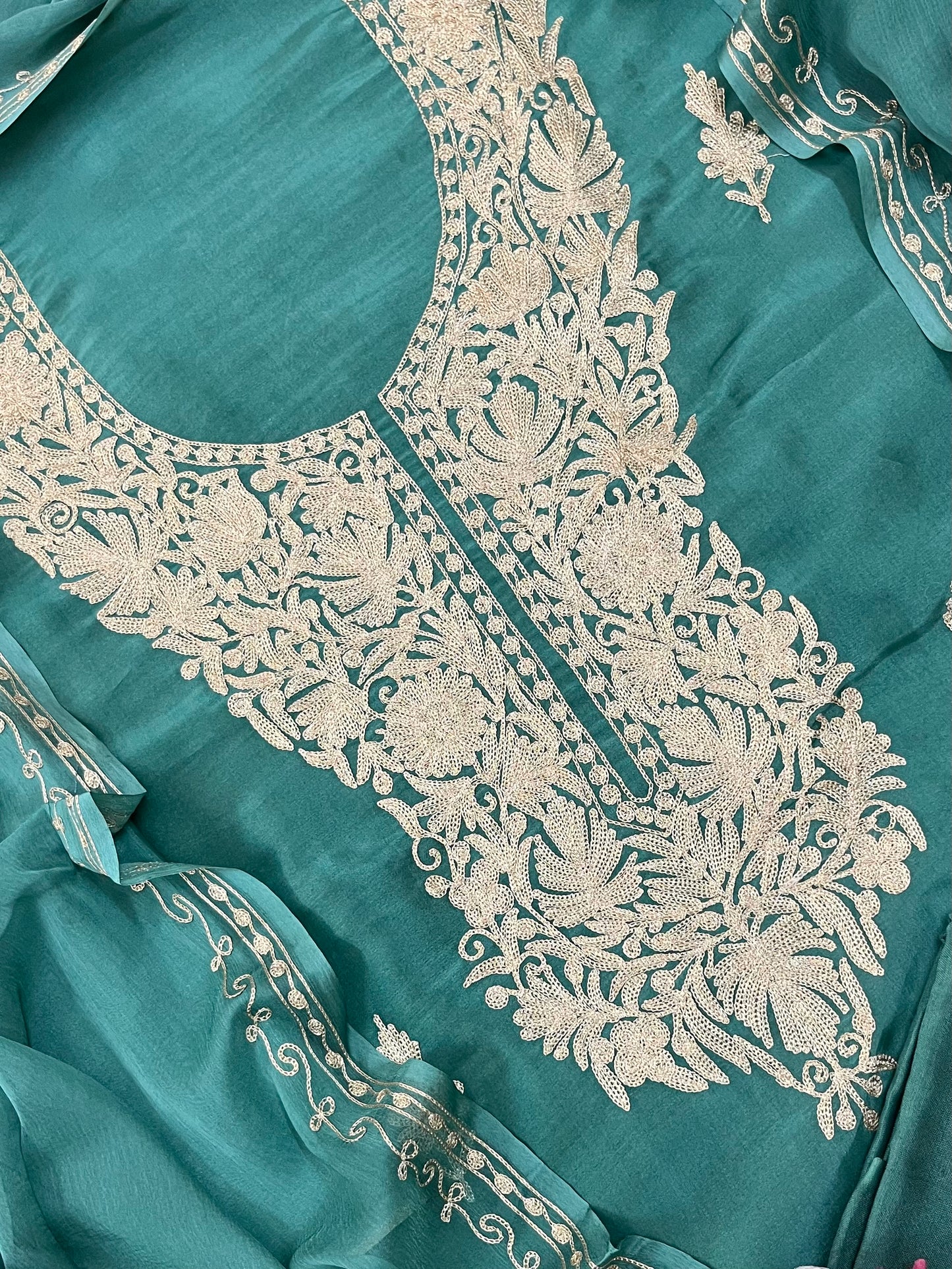 ‘Sanam’ Silk Tilla Kashmiri Suit