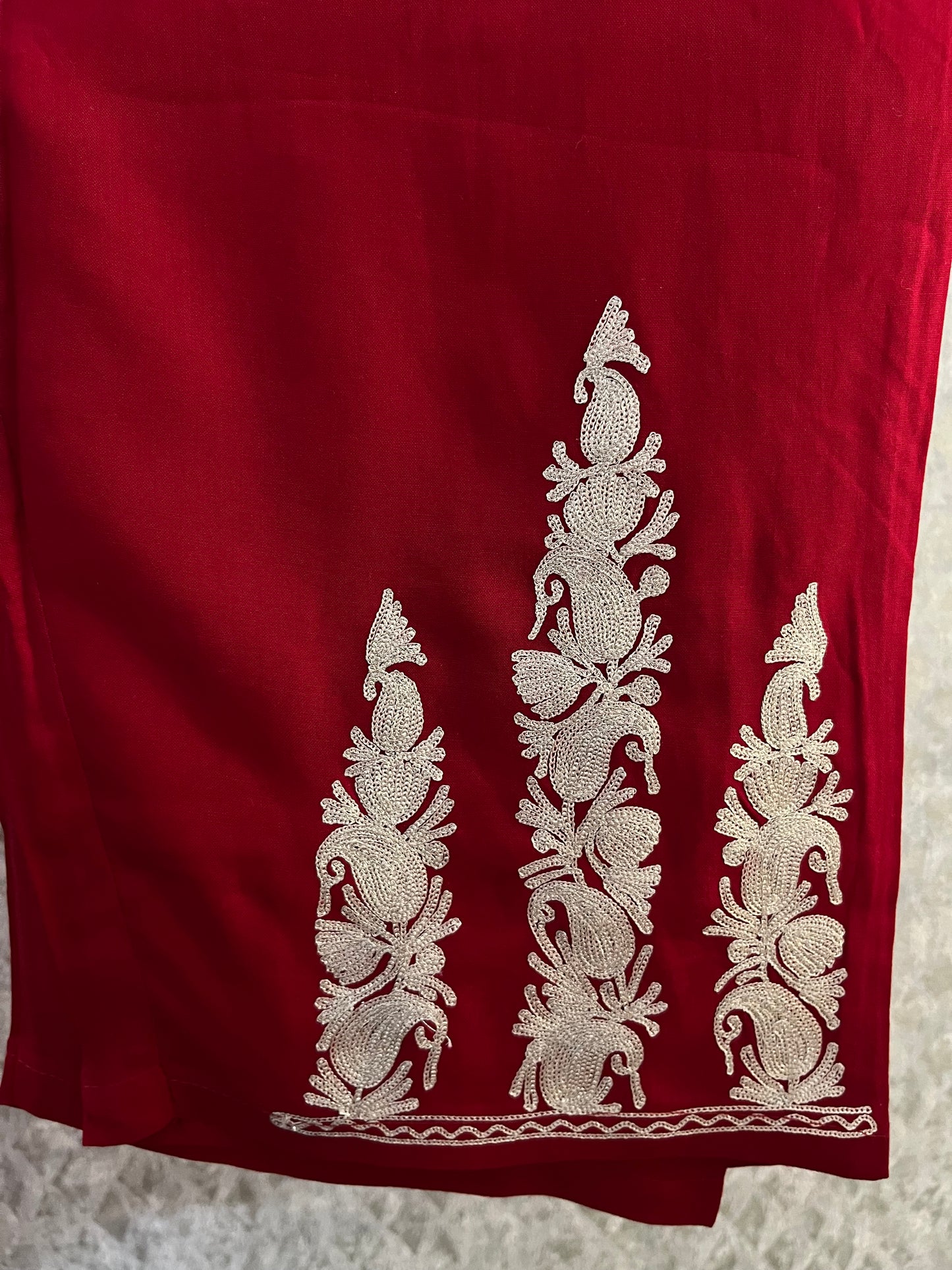 Maroon Cotton Cord Set (42)