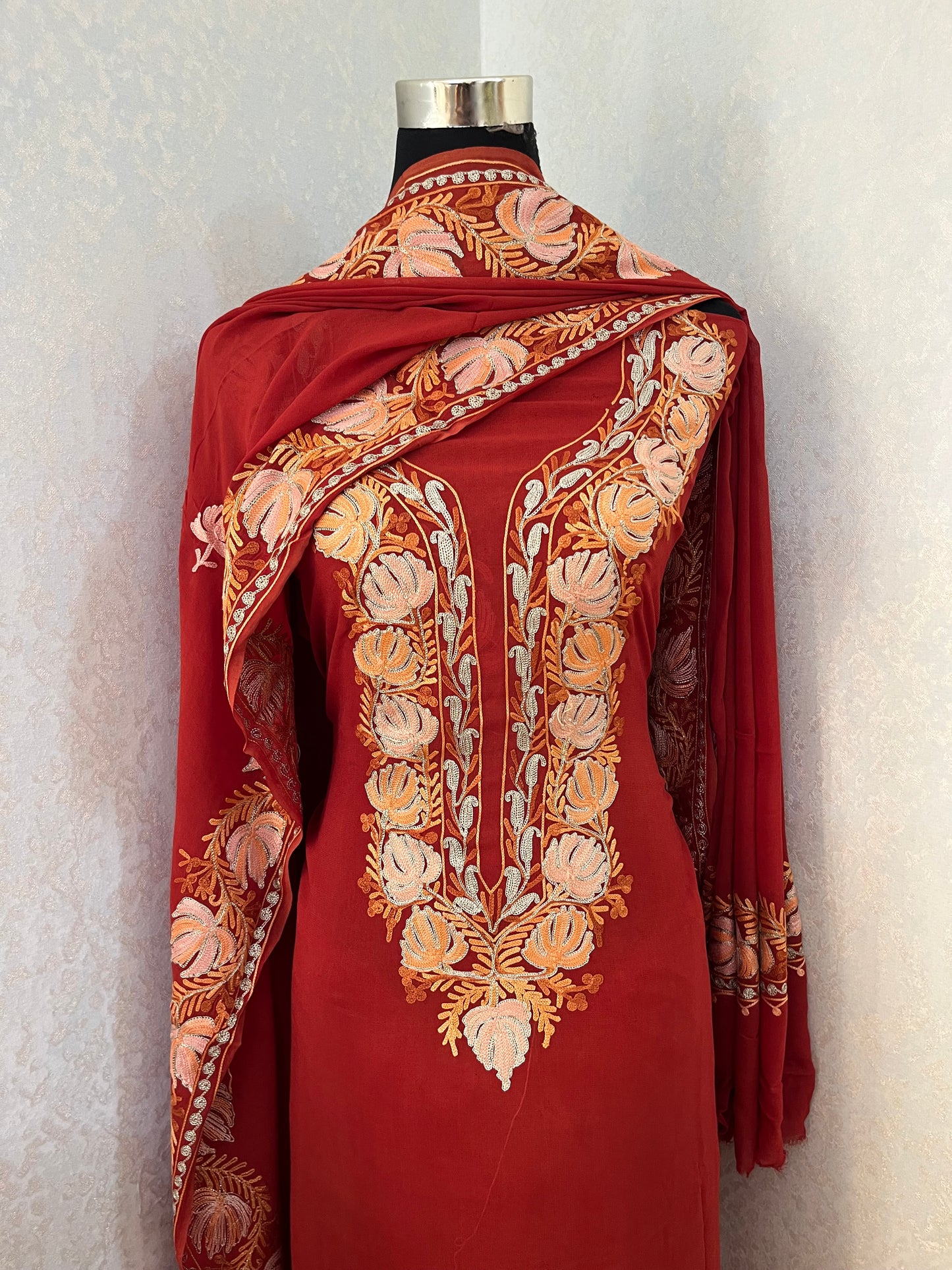 Pure Georgette Kashmiri Suit