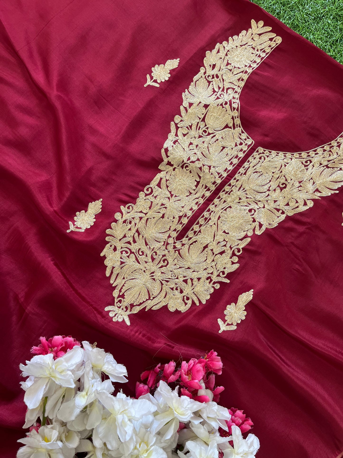 ‘Sanam’ Silk Tilla Kashmiri Suit