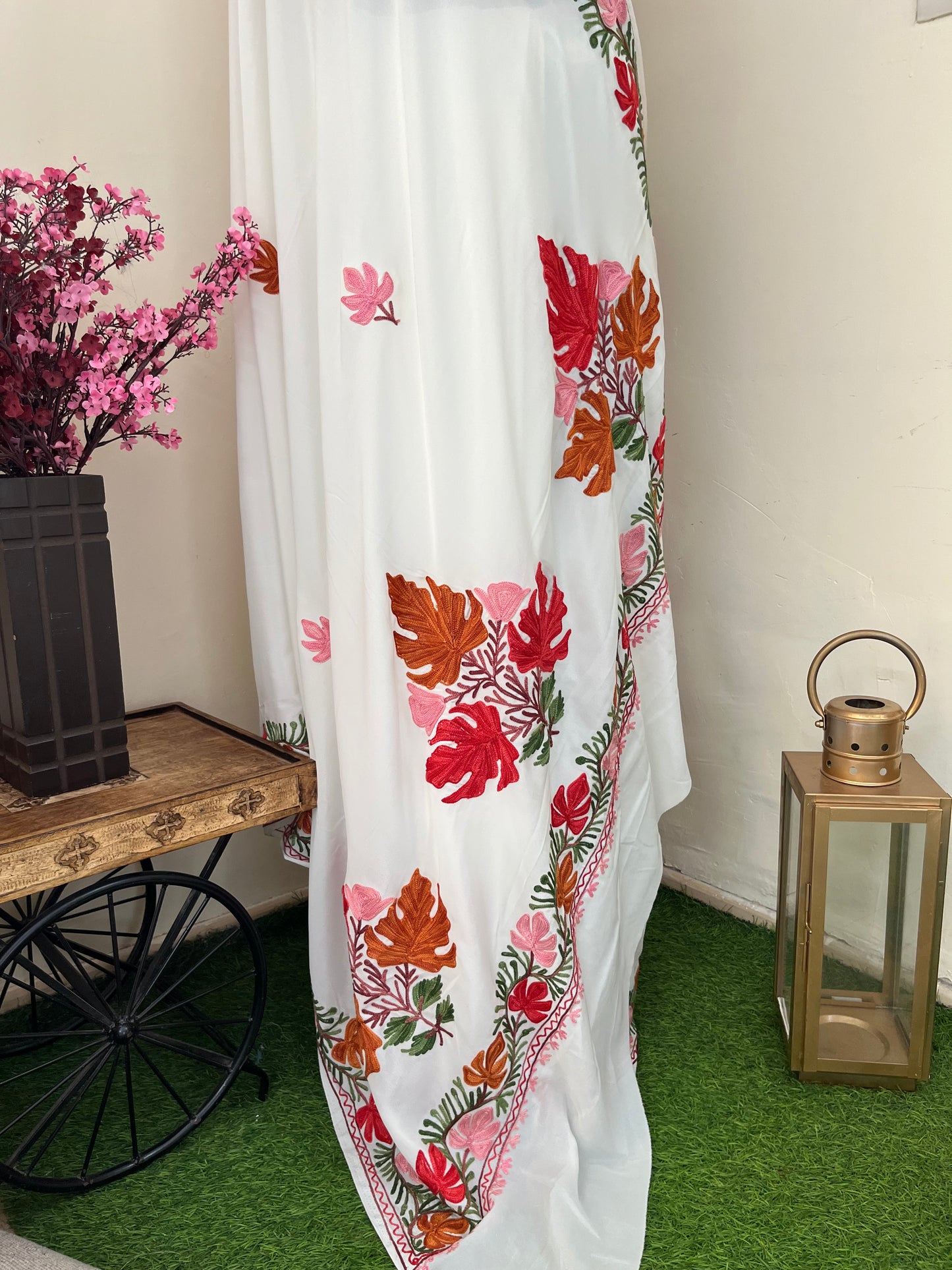 Crape Kashmiri Saree