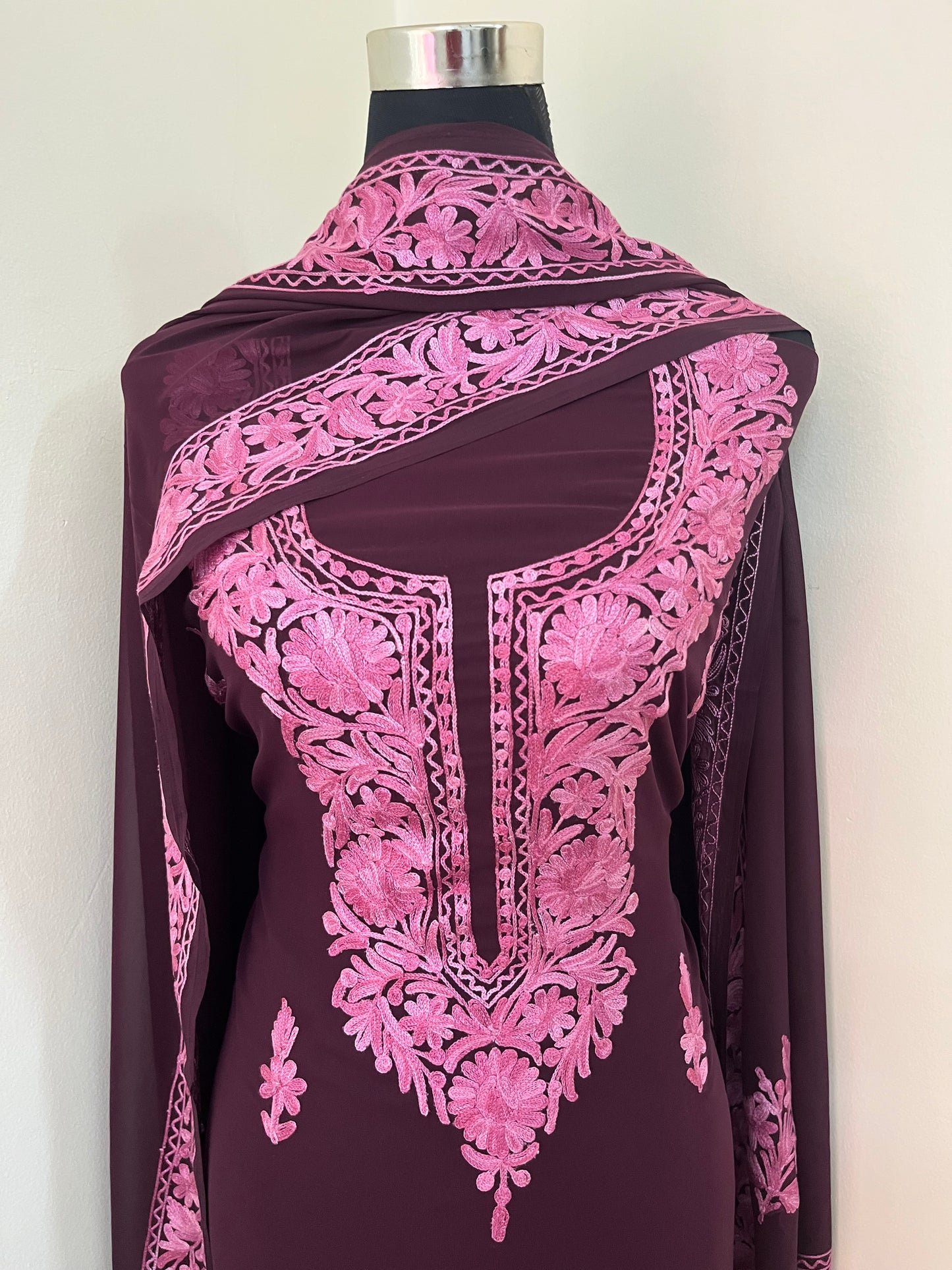 Coke Georgette Kashmiri Suit
