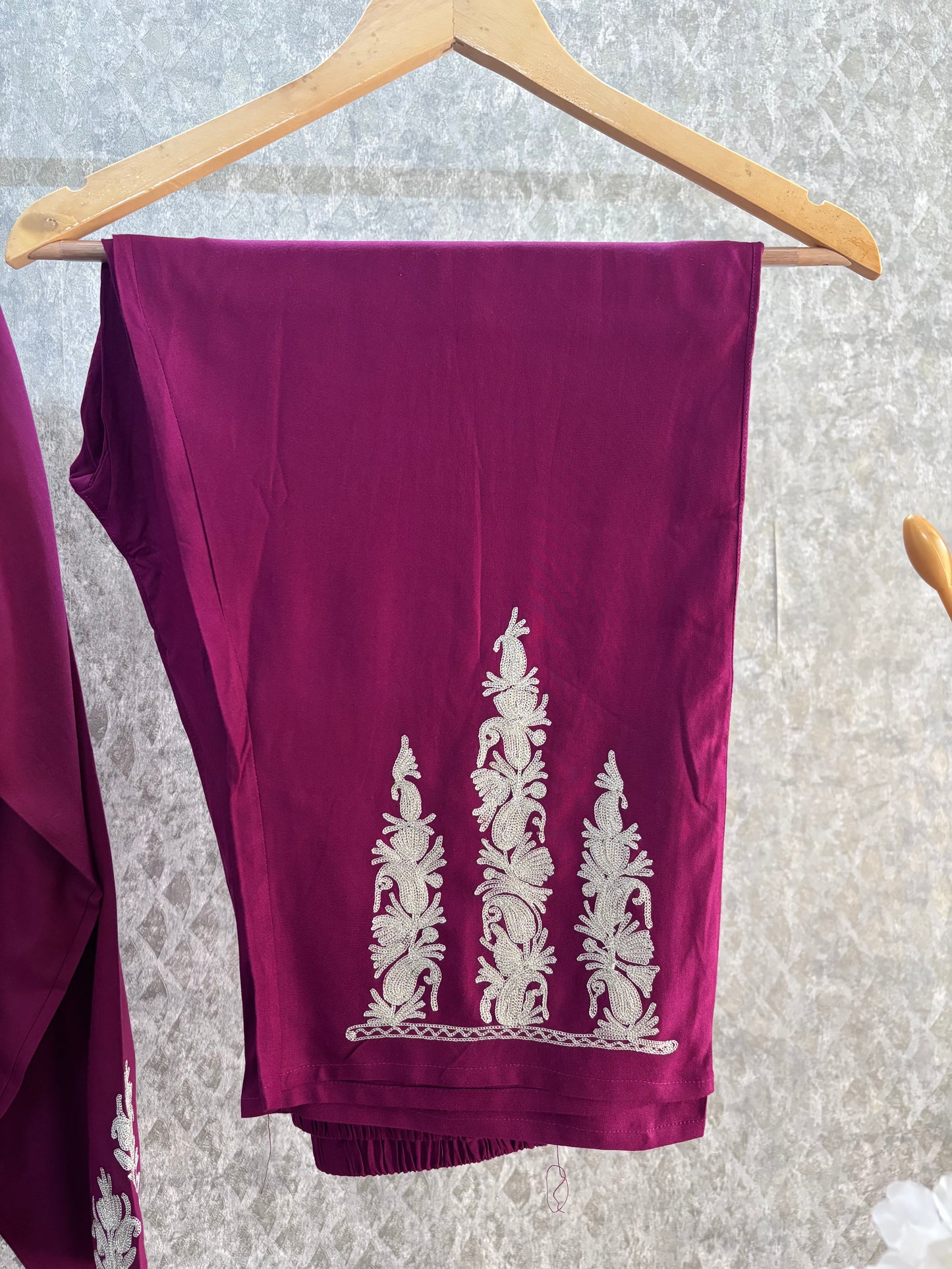 Wine Cotton Cord Set (42)