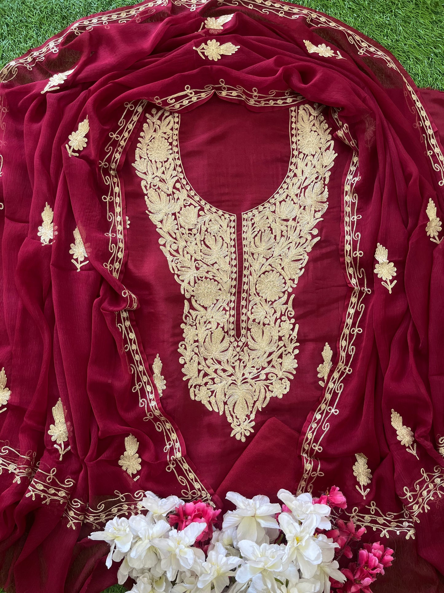 Sanam’ Silk Tilla Kashmiri Suit