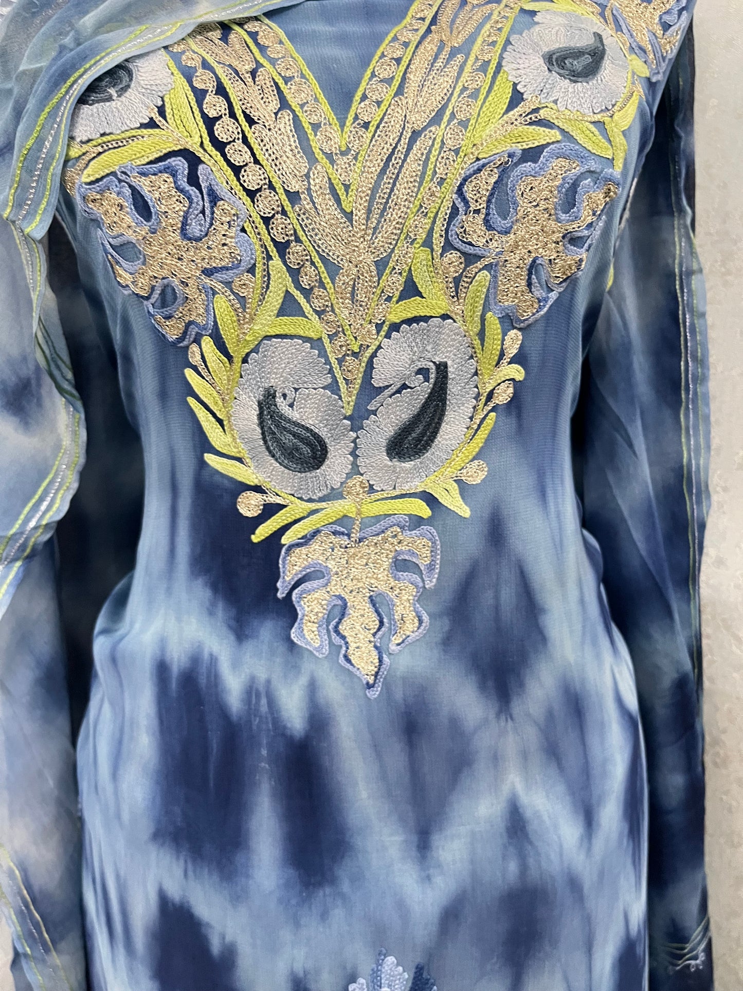 Pure Georgette Ty Dy Kashmiri Suit