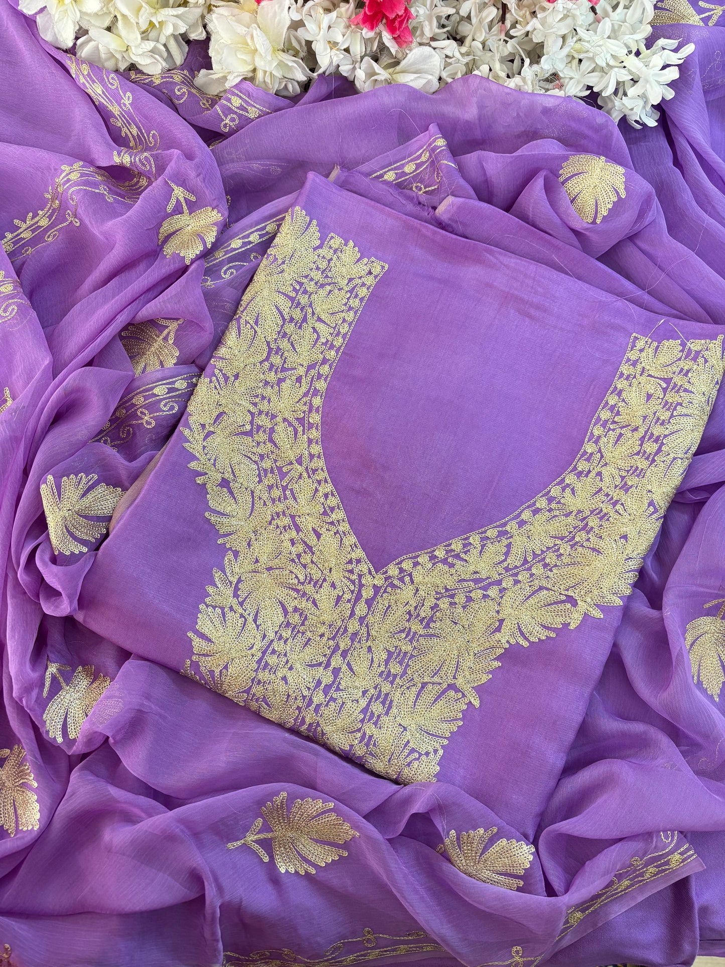 ‘Sanam’ Silk Tilla Kashmiri Suit