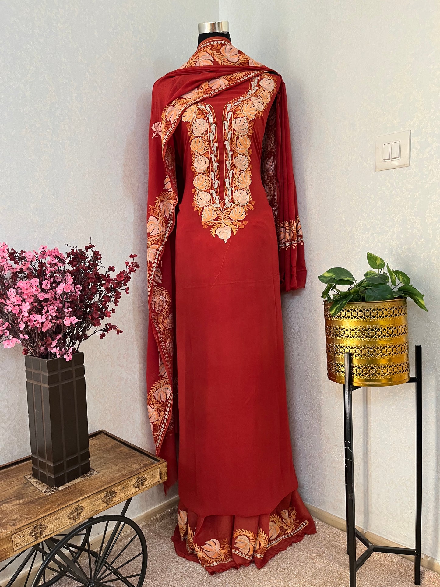 Pure Georgette Kashmiri Suit