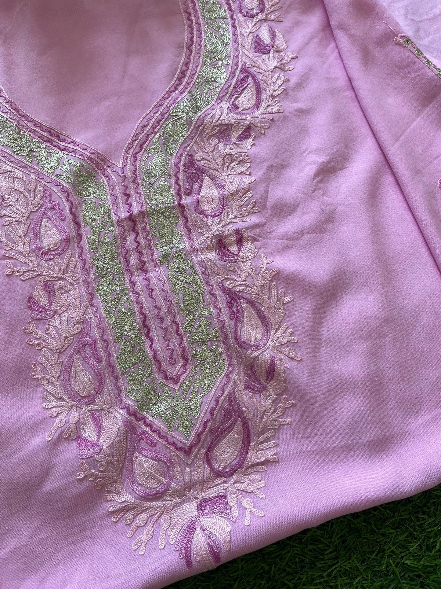 Cotton Unstitched Ty Dy Kashmiri Kurti