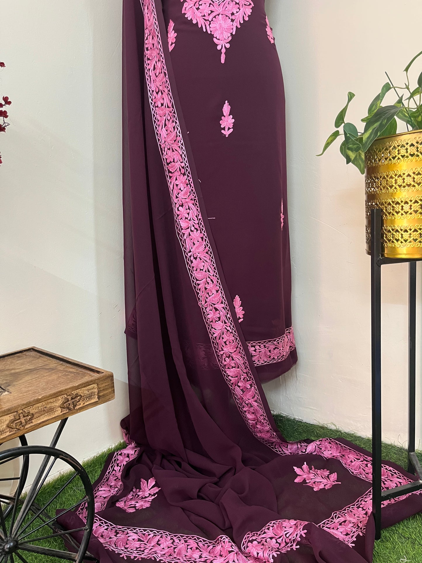 Coke Georgette Kashmiri Suit