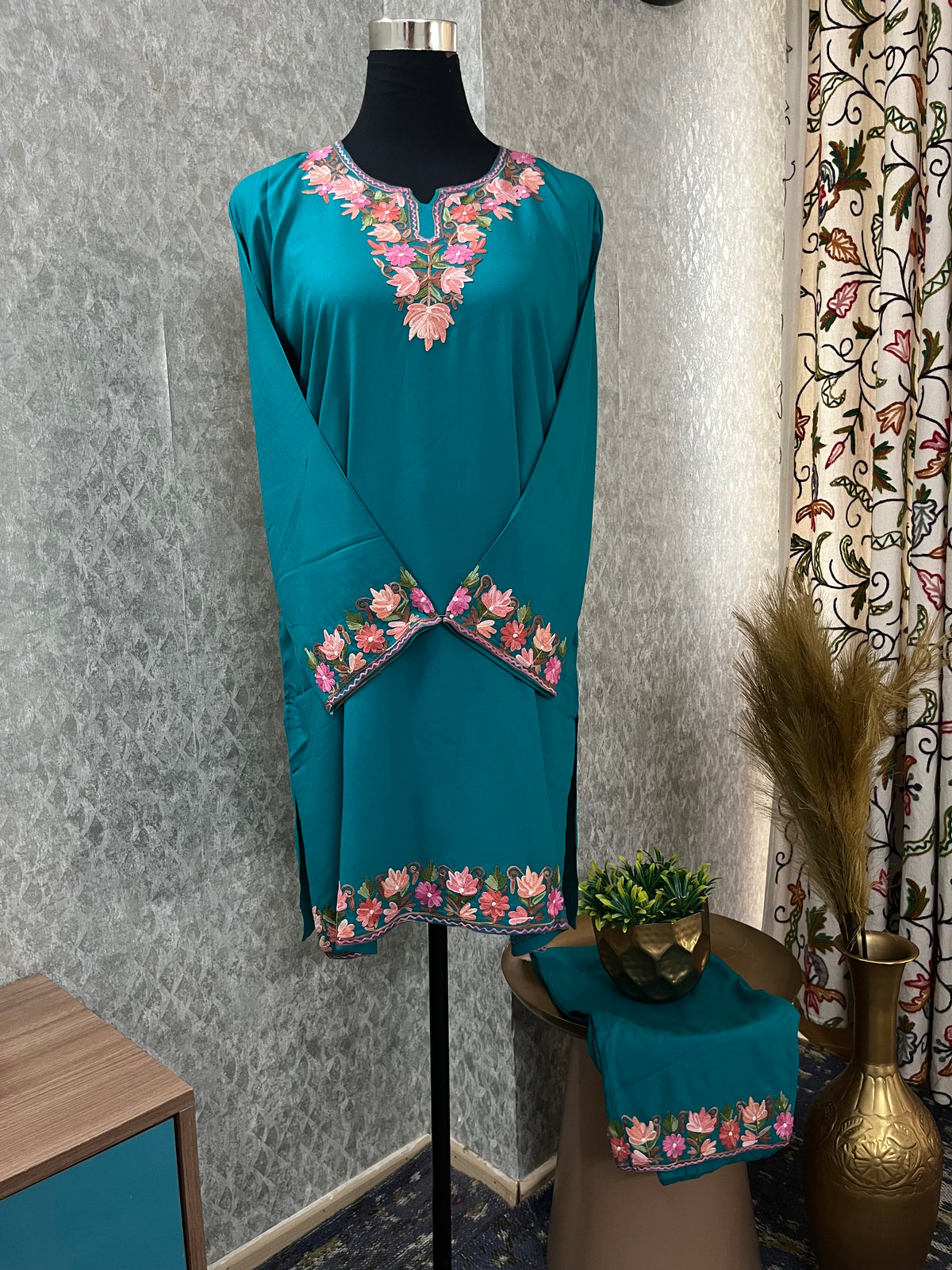 Green Cotton Cord Set (42)