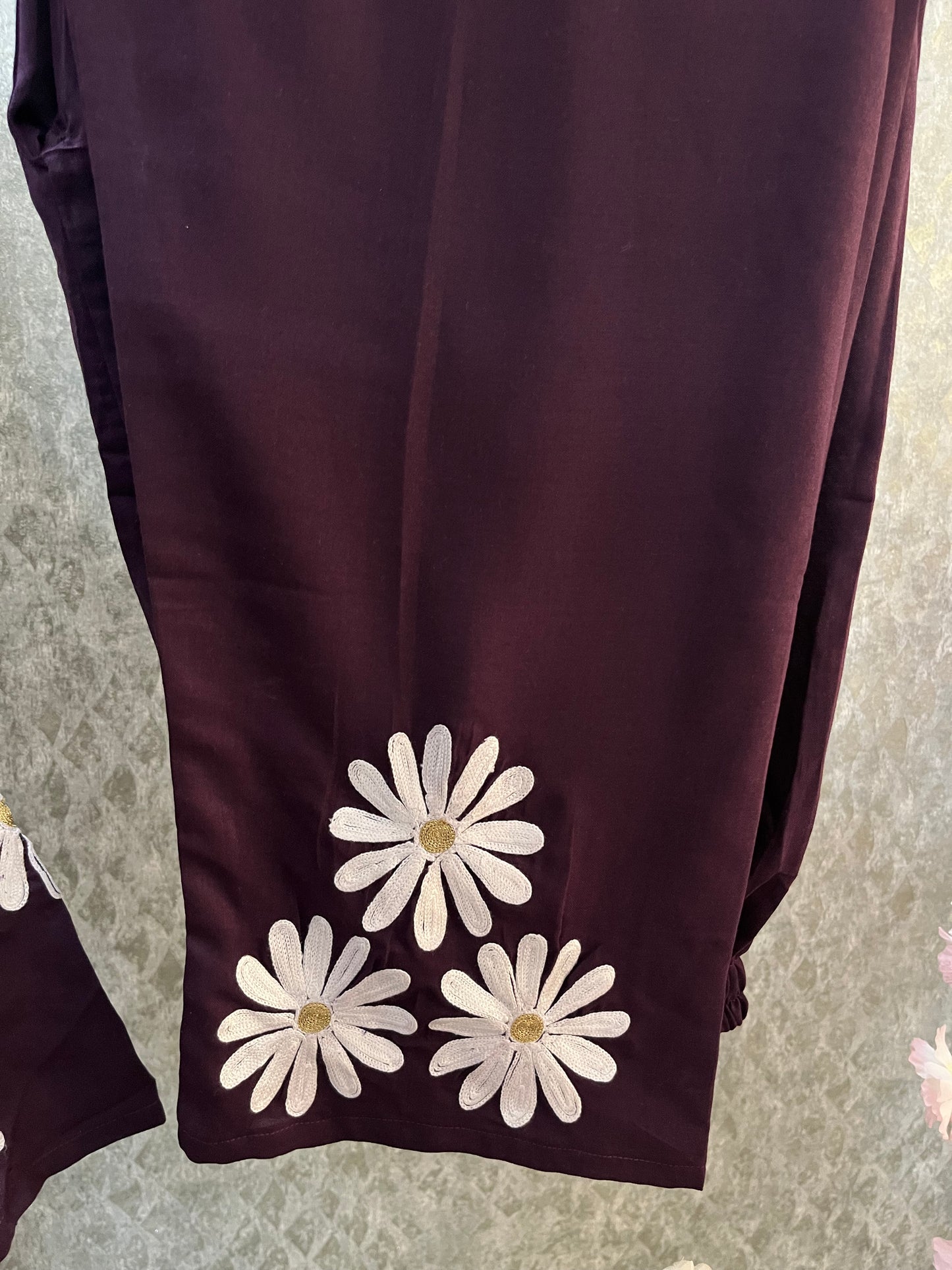 Wine Cotton Cord Set Size(40)