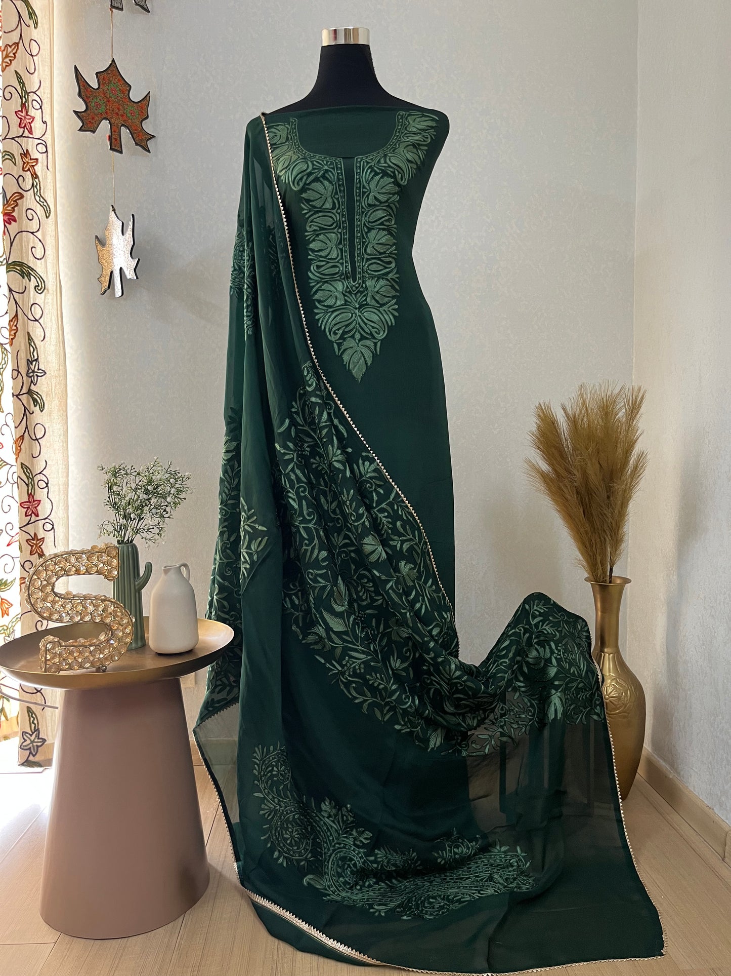 Luxury Kashmiri Embroidery Suit Set
