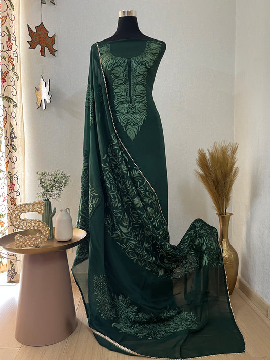 Luxury Kashmiri Embroidery Suit Set