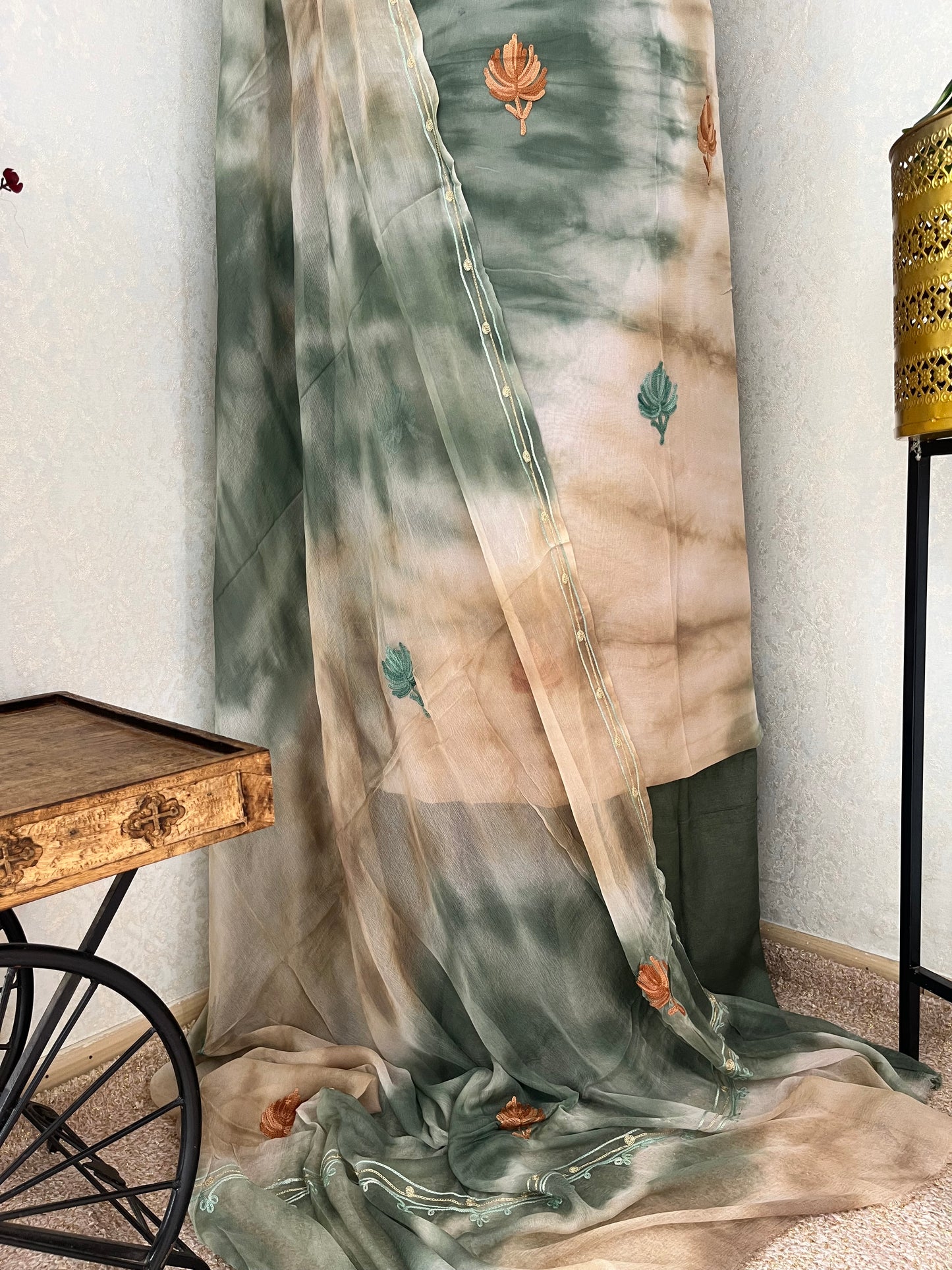 Pure Georgette Ty Dy Kashmiri Suit