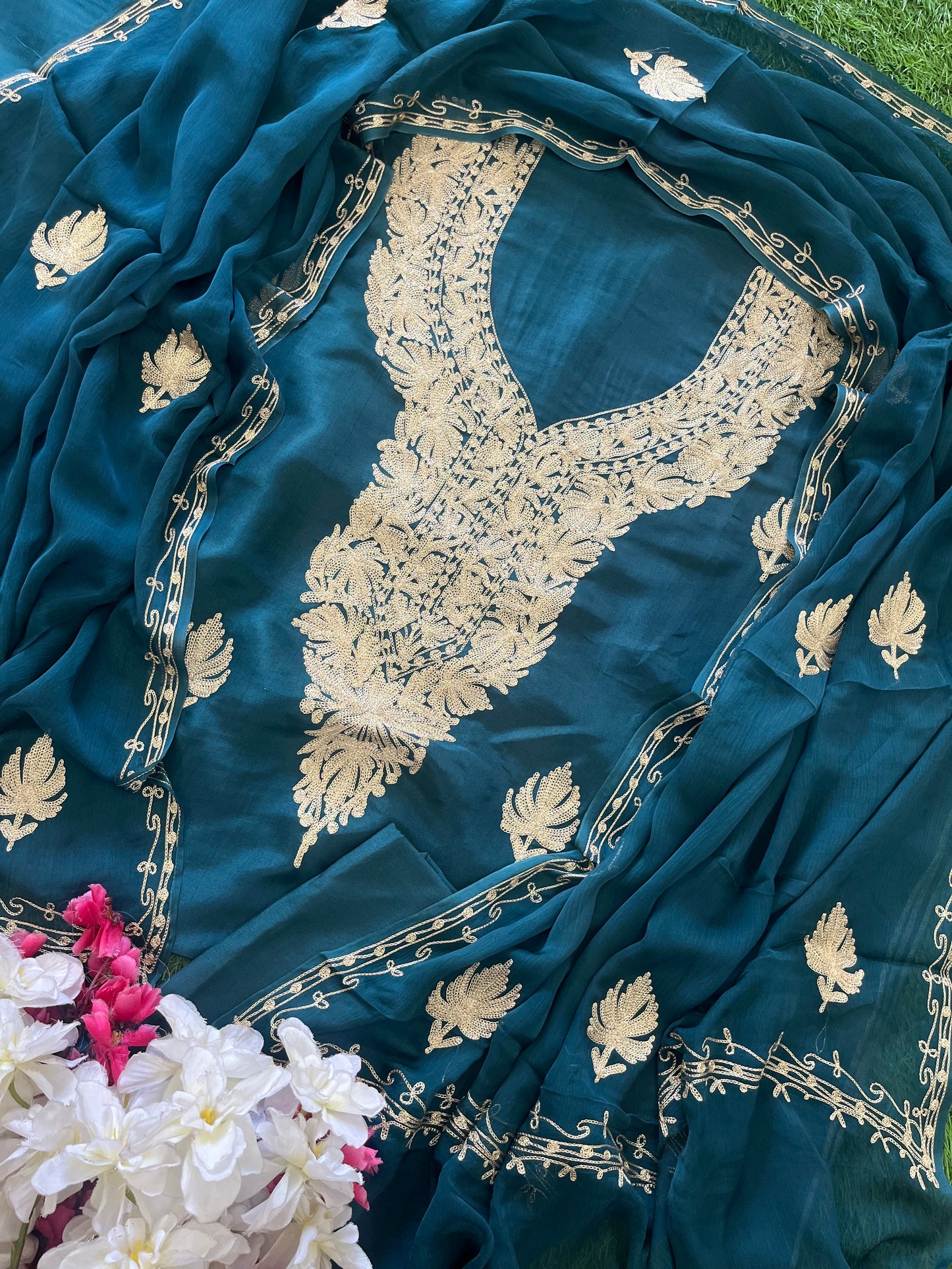 Sanam’ Silk Tilla Kashmiri Suit