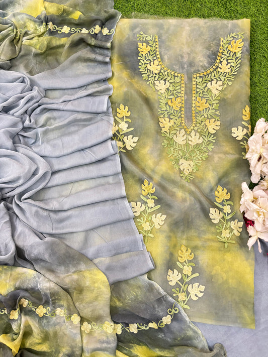 Tye-Dye Organza suit